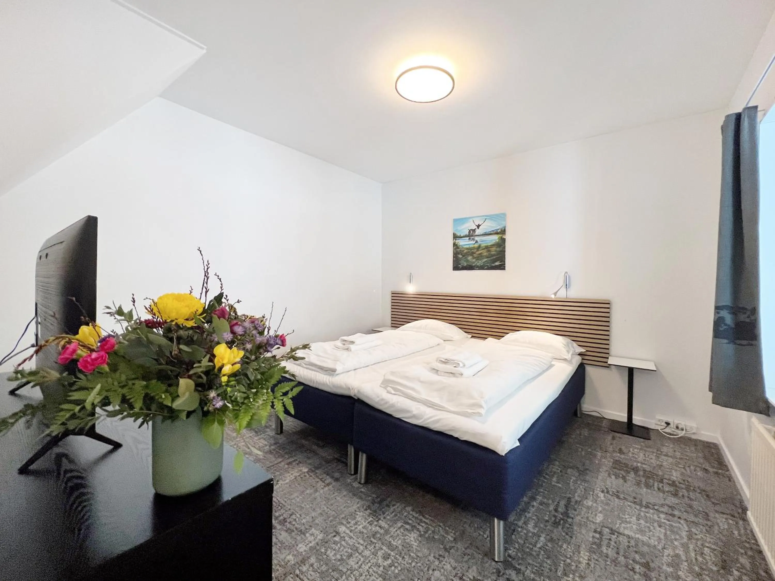 Bedroom, Bed in Hotel Nordbo