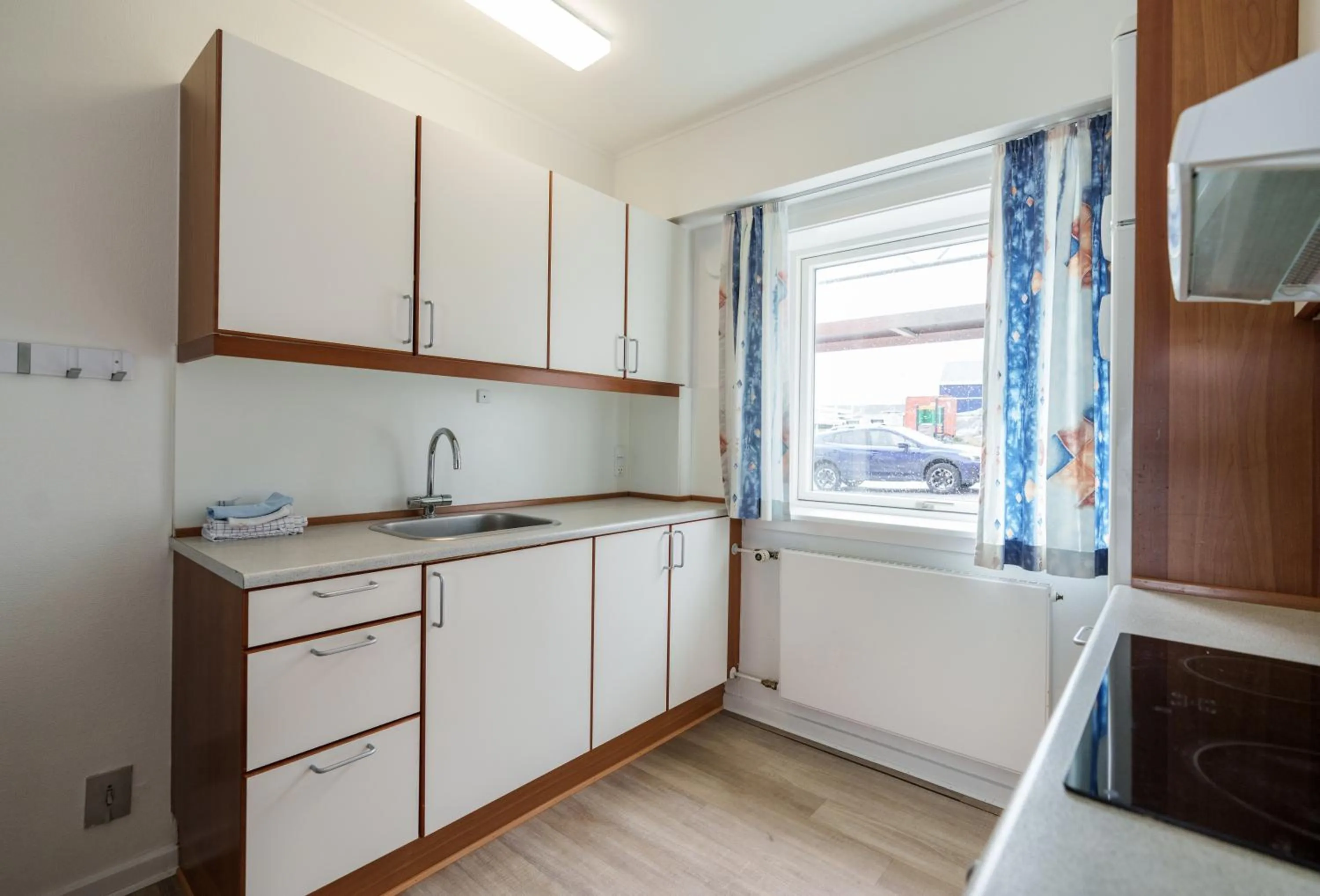 Kitchen or kitchenette in Hotel Nordbo