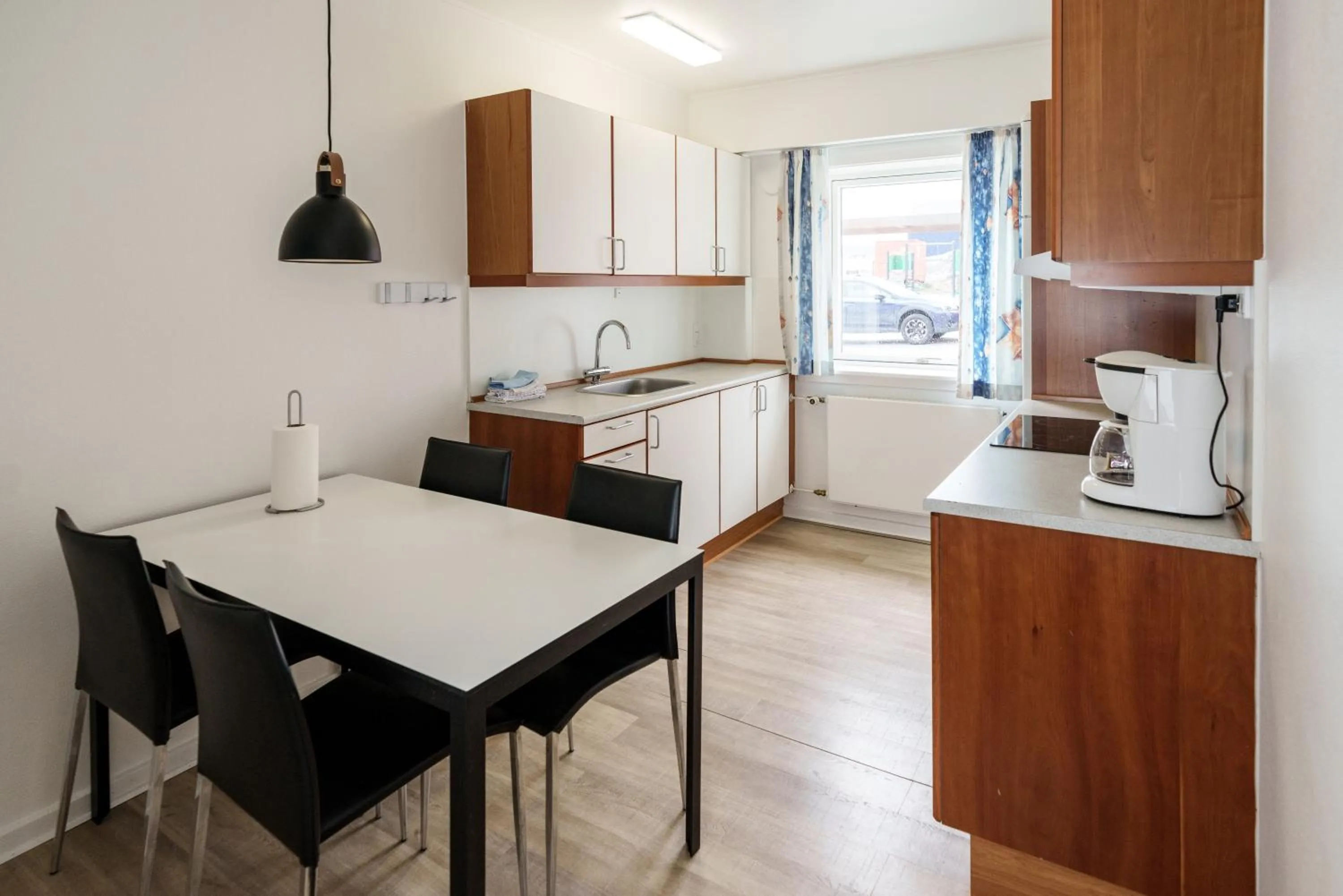 Kitchen or kitchenette in Hotel Nordbo