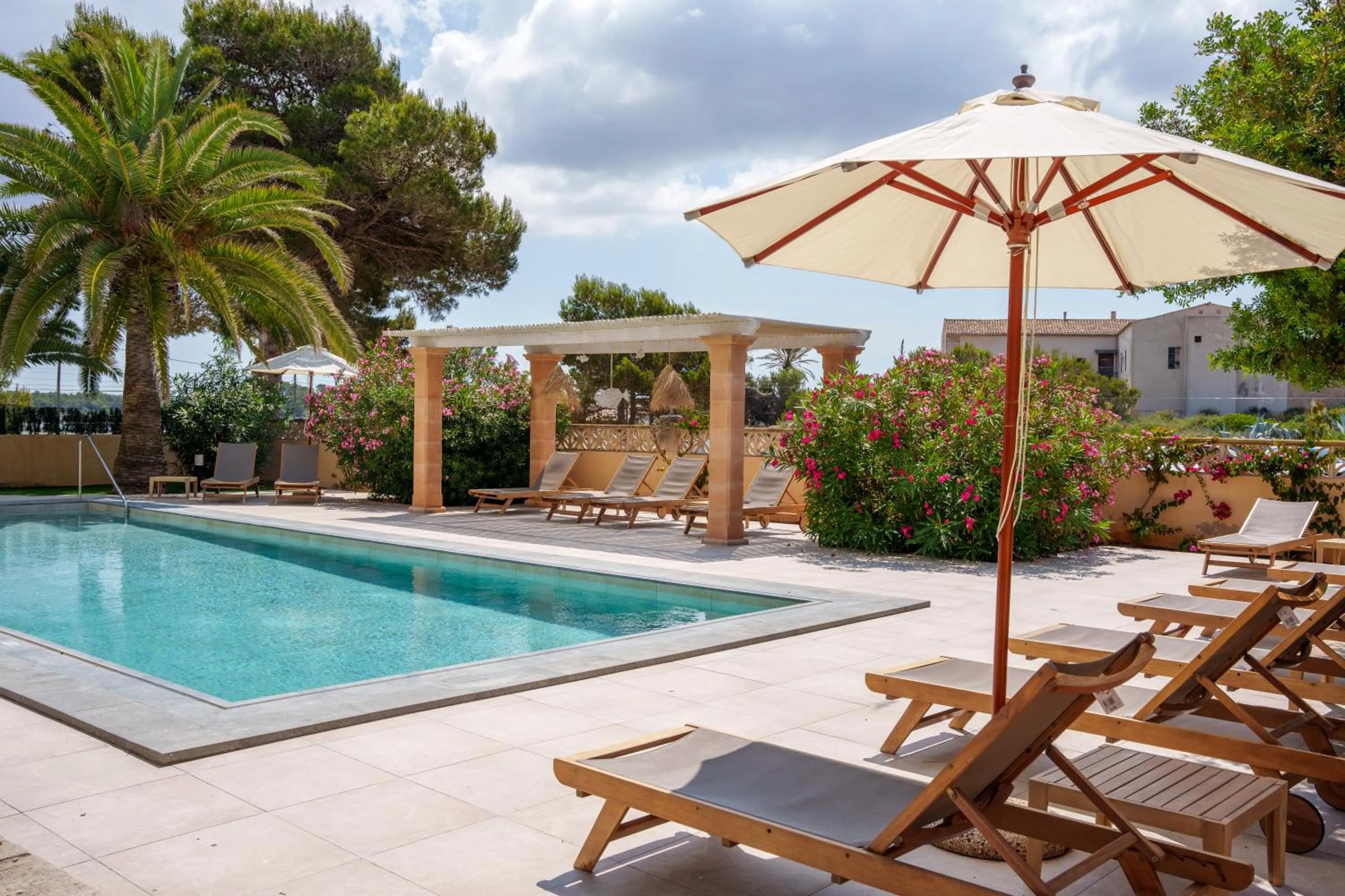 Garden in Apartaments Andreas