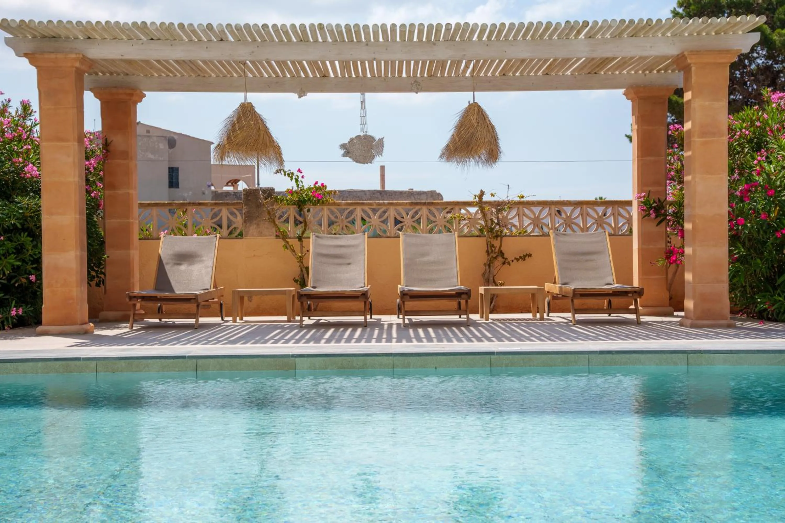 Swimming pool in Apartaments Andreas