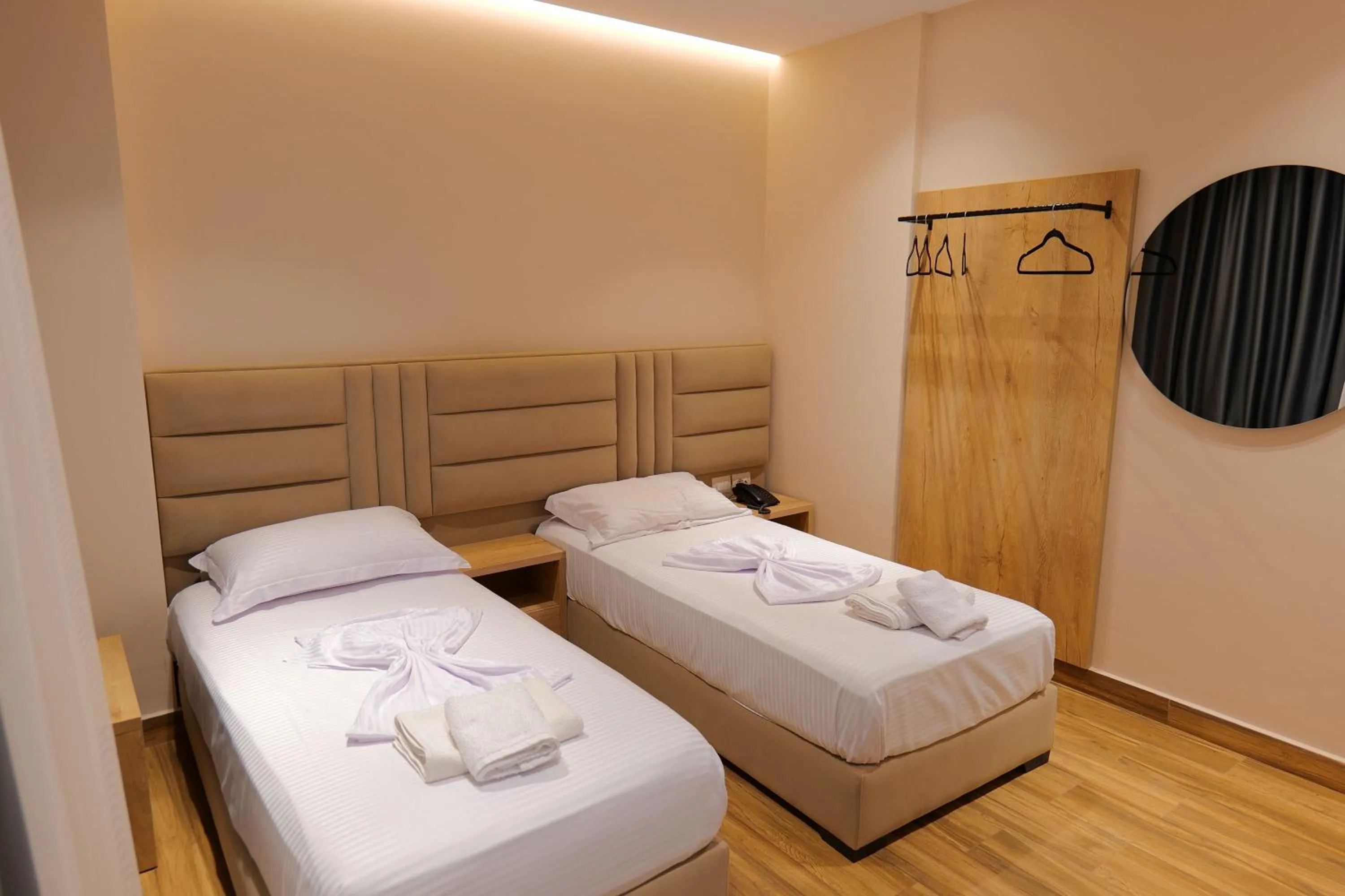 Bed in Hotel Alexander