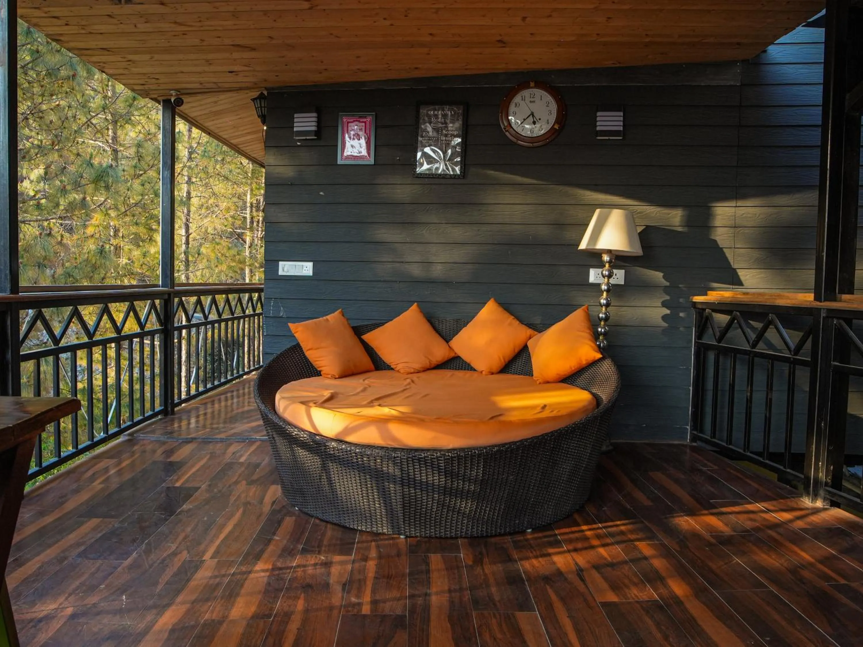 Seating area in THEHIMALAYANLIVING WHISTLING PINES