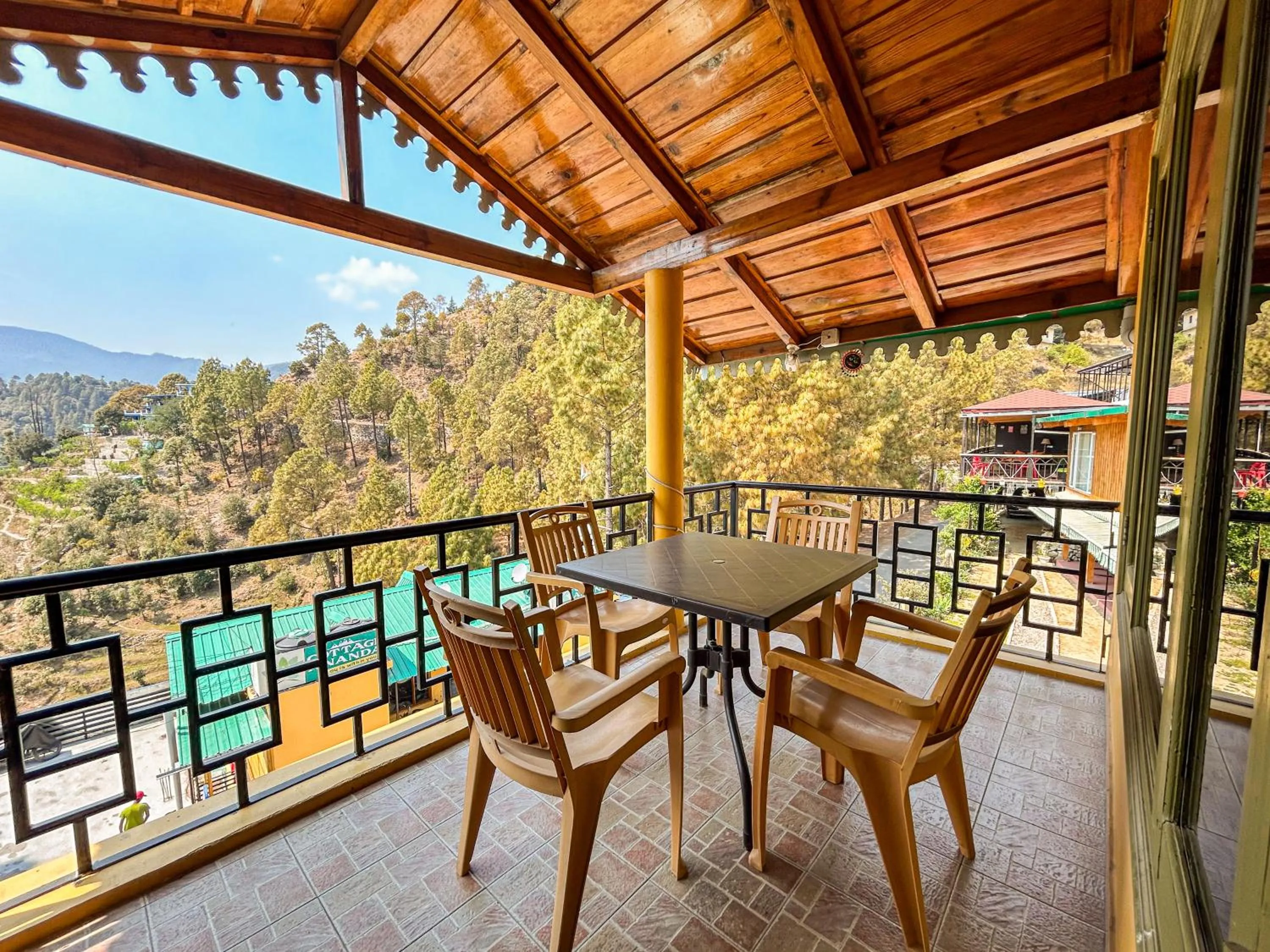 Seating area in THEHIMALAYANLIVING WHISTLING PINES