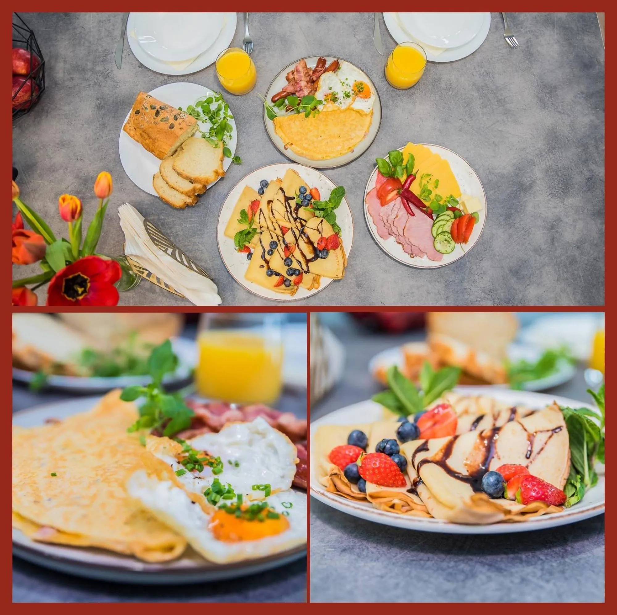 Breakfast in EASY RENT Apartments - Crystal, Centrum Free Parking 24h Check-in