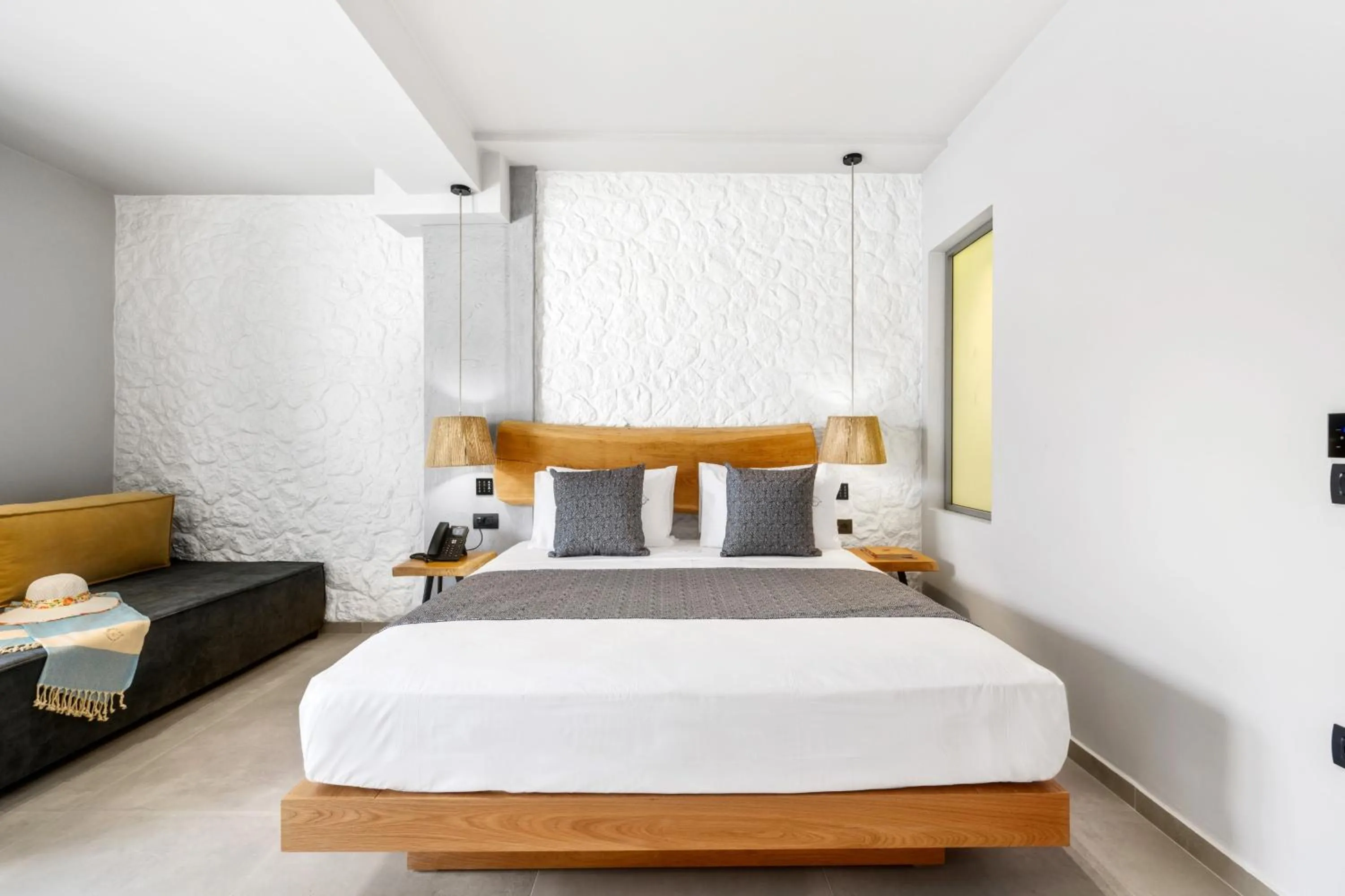 Bed in Emily's Luxury Suites