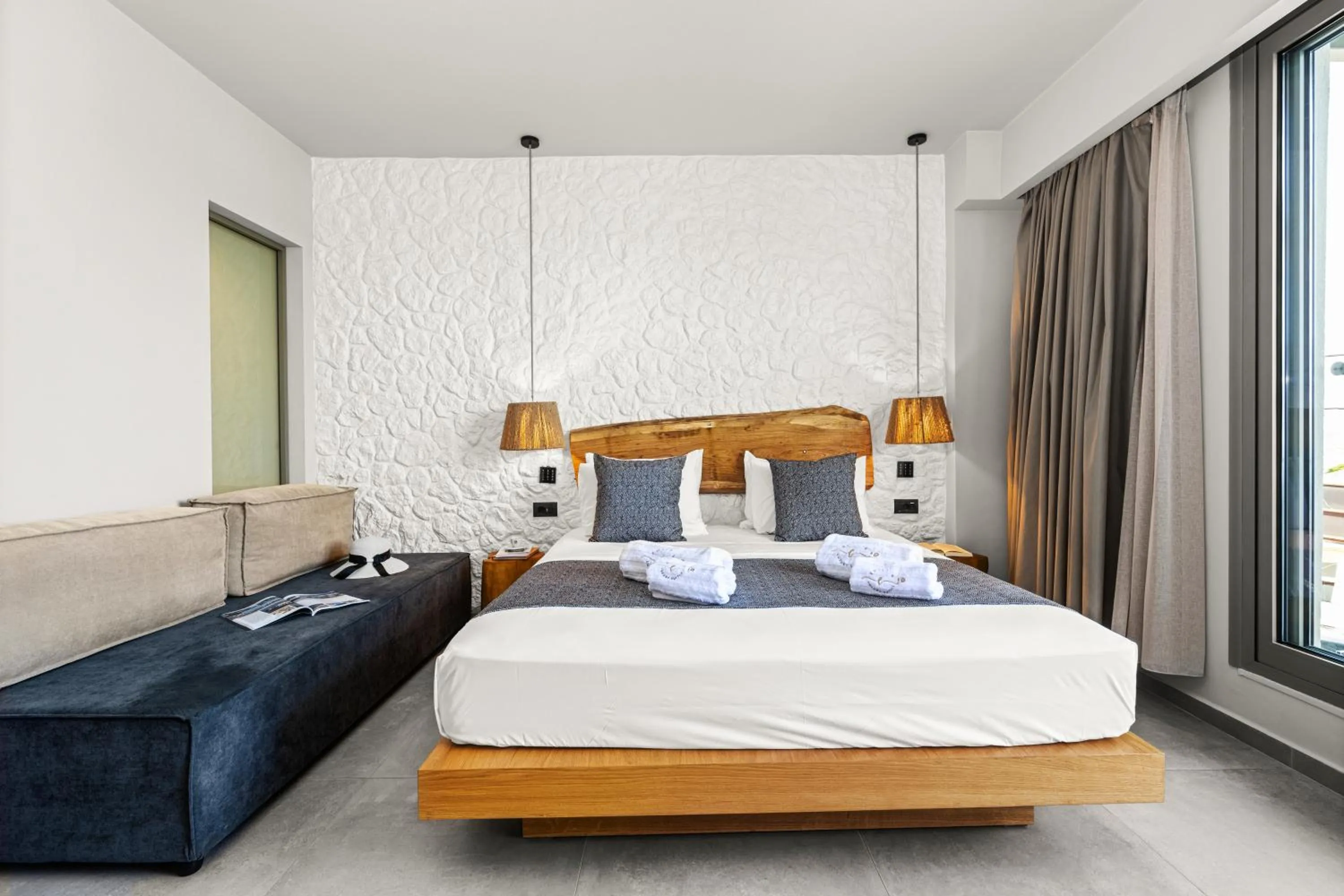 Bed in Emily's Luxury Suites