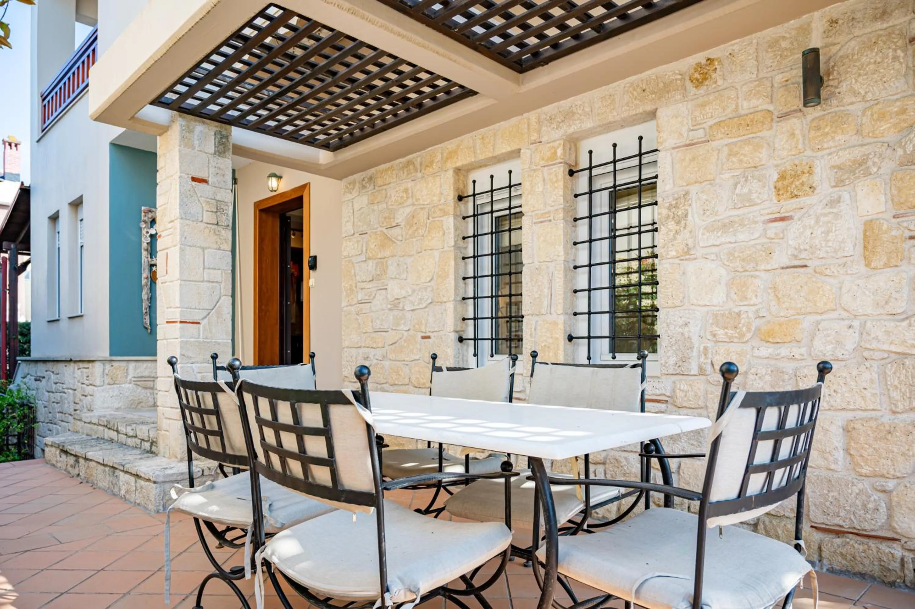 Dining area in Emily's Luxury Suites
