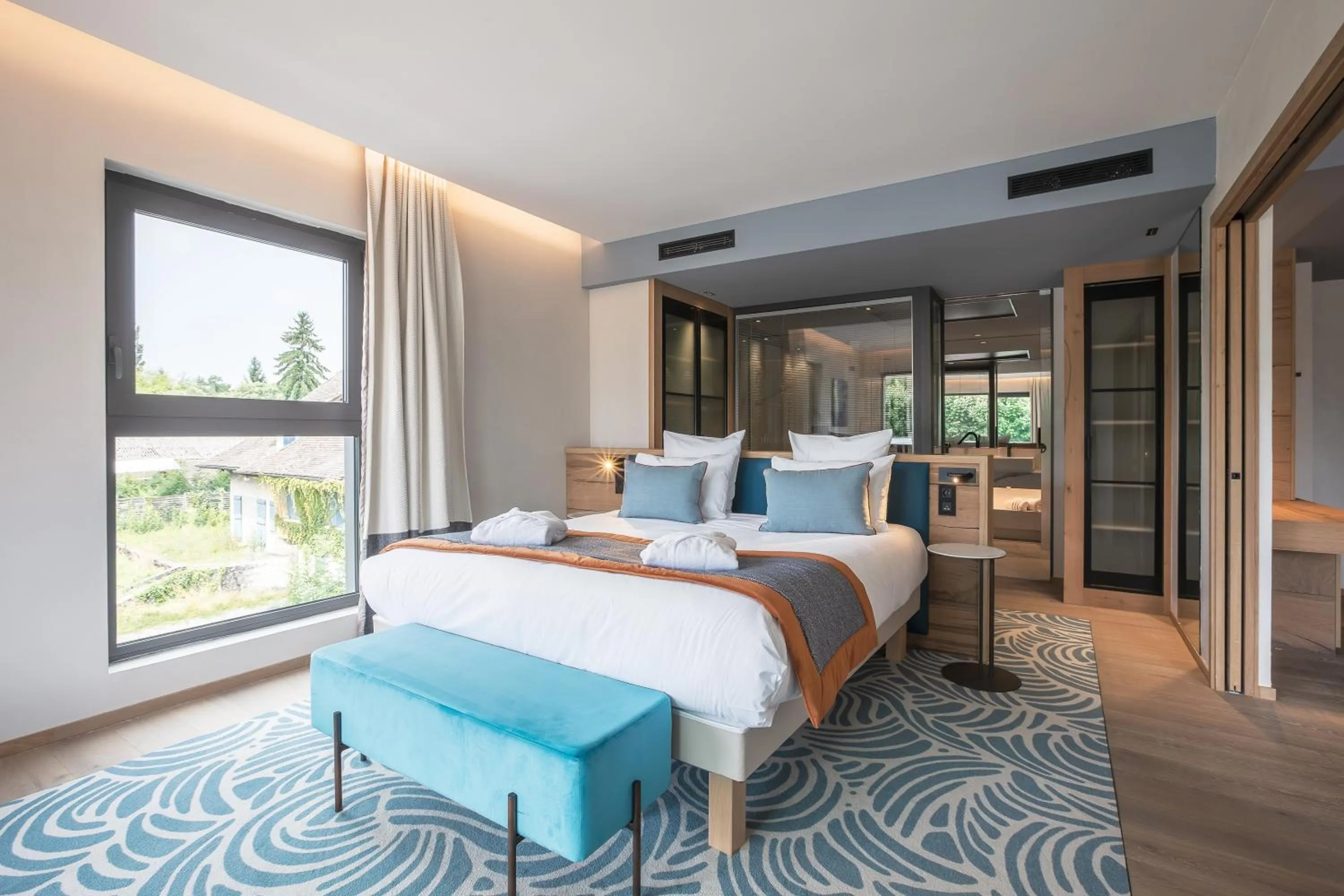 Bed in Rivage Hôtel & Spa Annecy