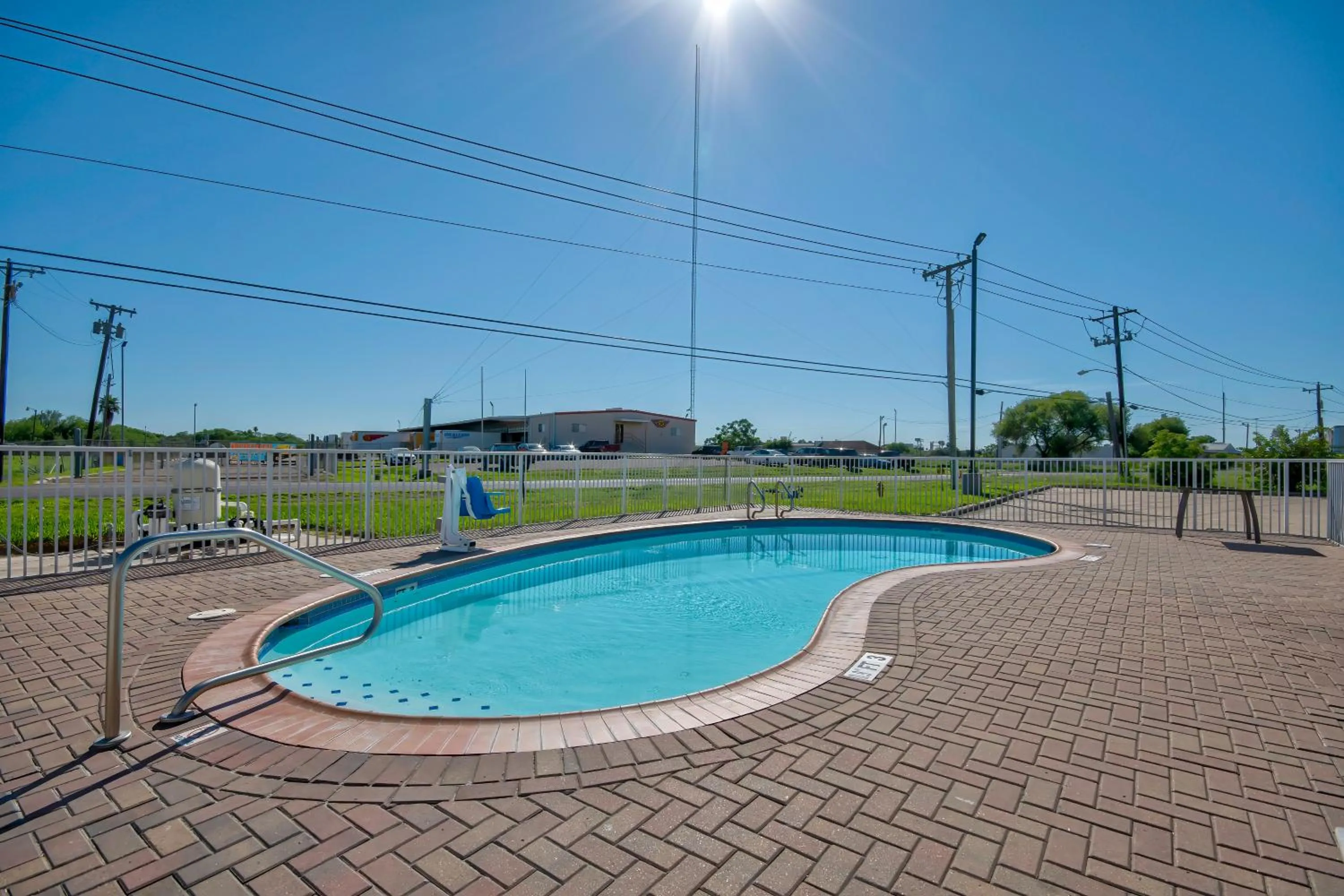 Swimming pool in Motel 6-Harlingen, TX