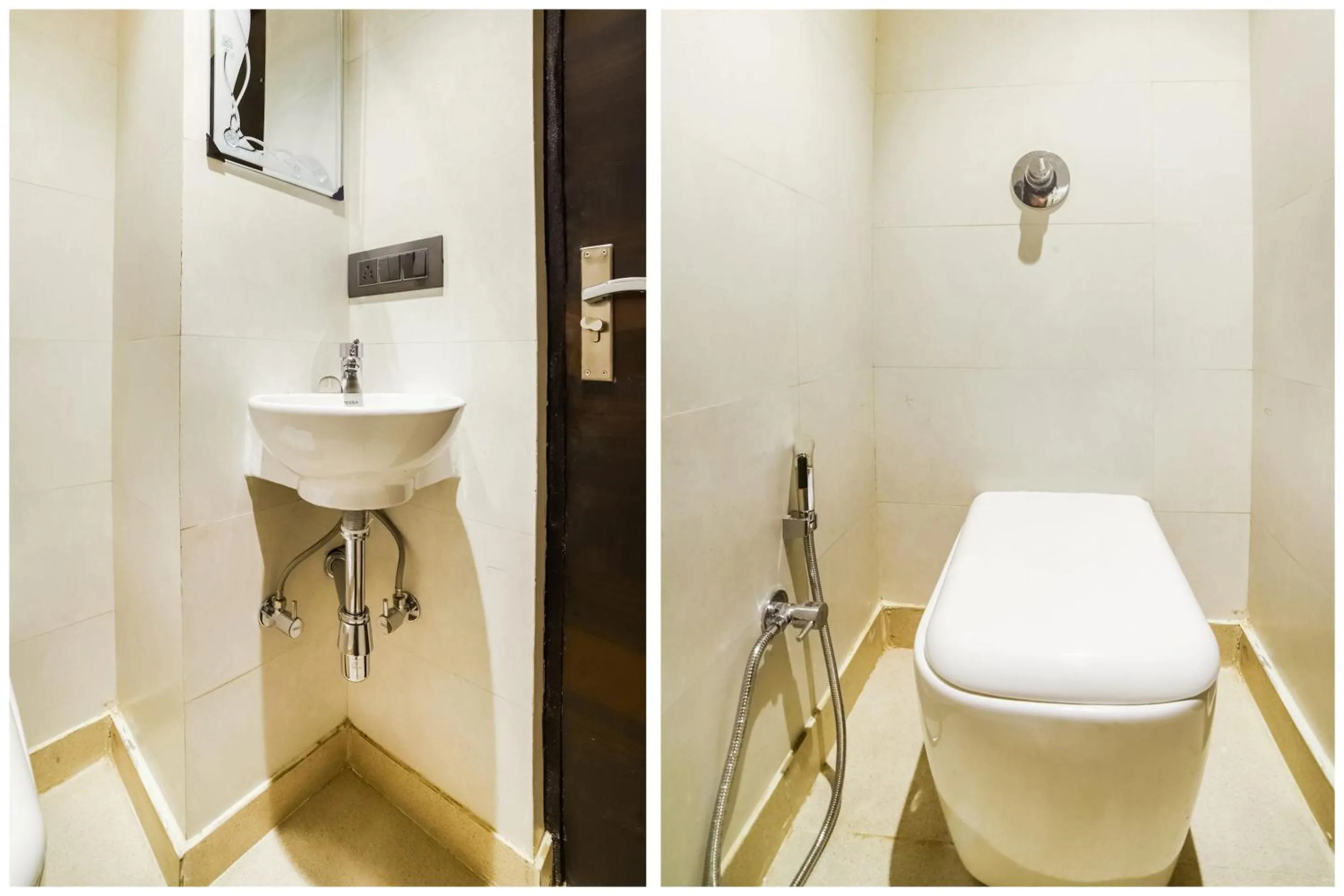 Bathroom in Hotel O Ashirwad home Near Pitampura