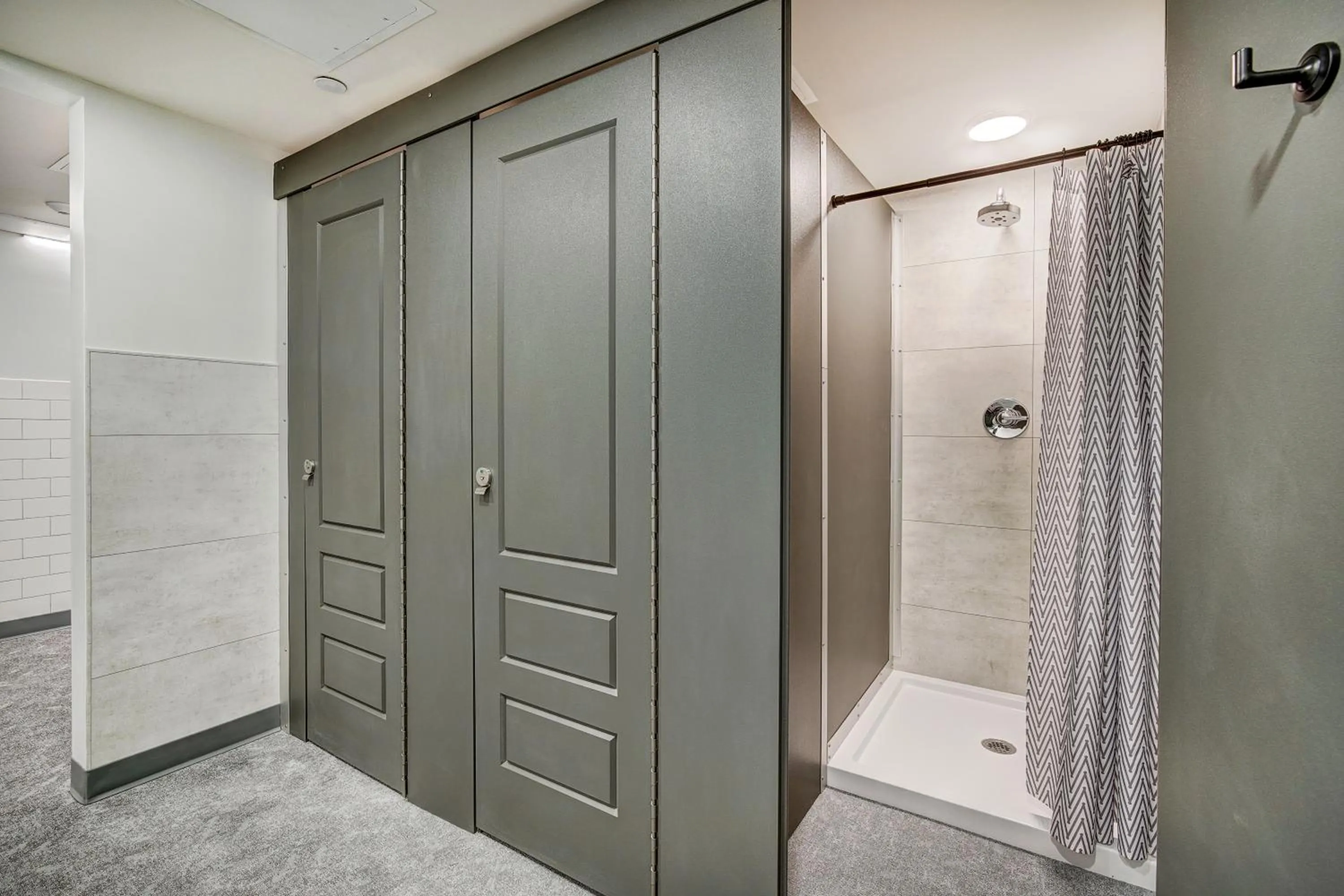 Shower in The Block Hotel & Commons