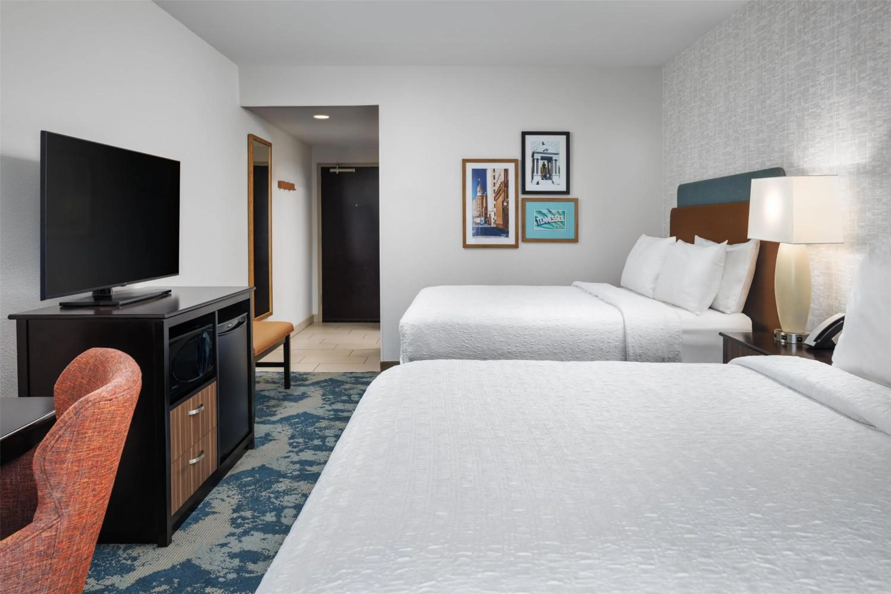 Bed in Hampton Inn & Suites Chattanooga/Hamilton Place