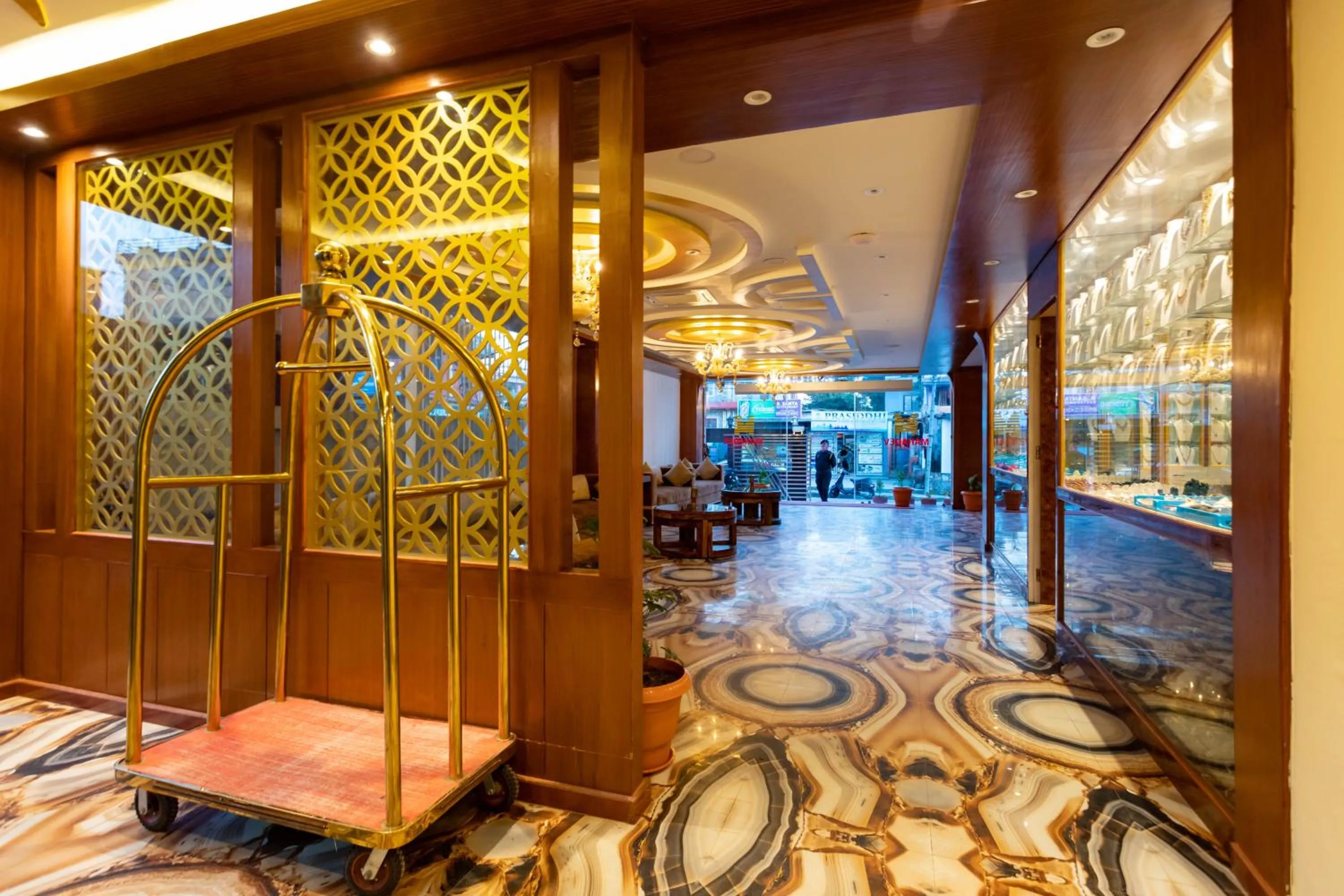 Lobby or reception in Hotel Mahadev Inn Pokhara