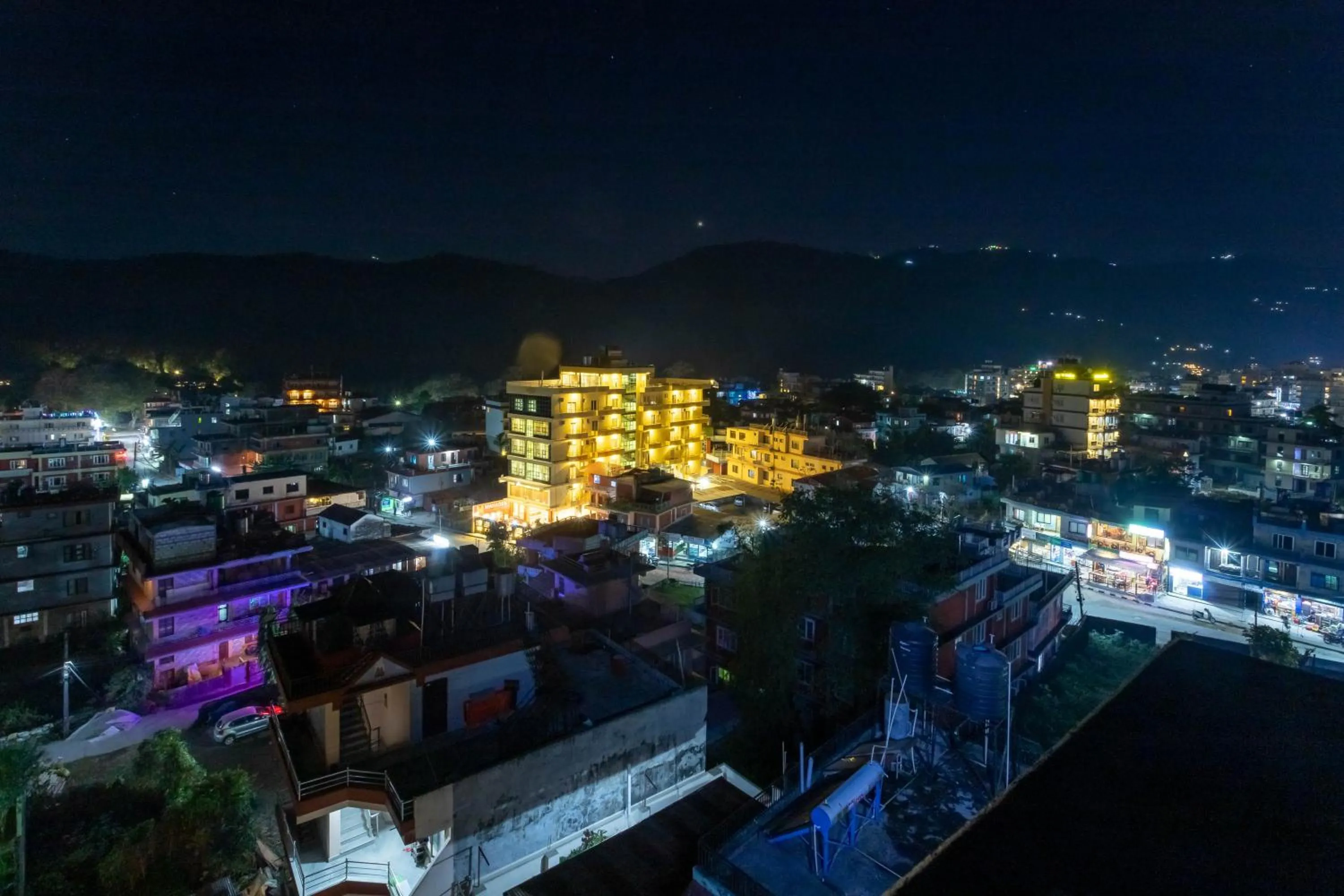 Bird's eye view in Hotel Mahadev Inn Pokhara
