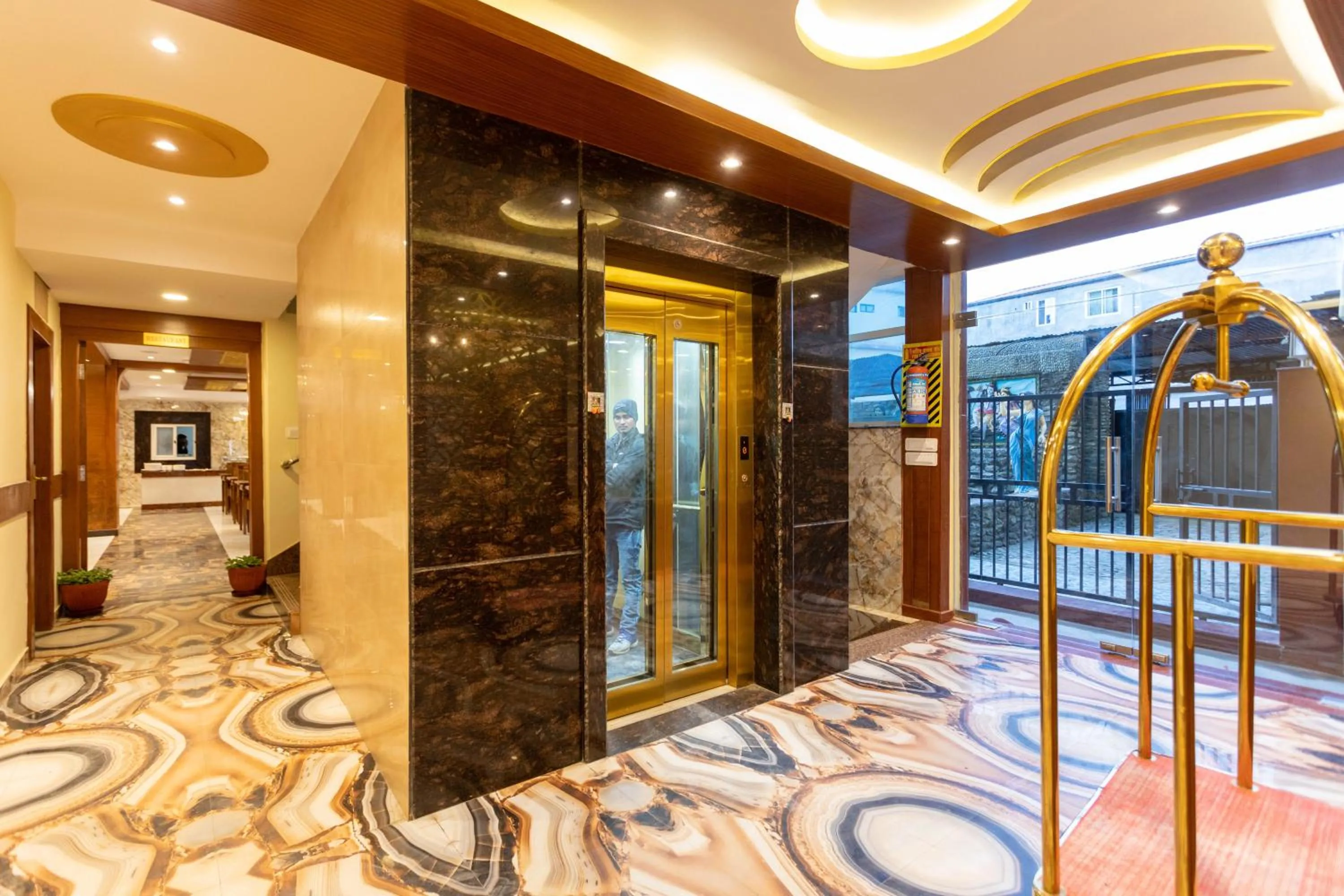 Lobby or reception in Hotel Mahadev Inn Pokhara