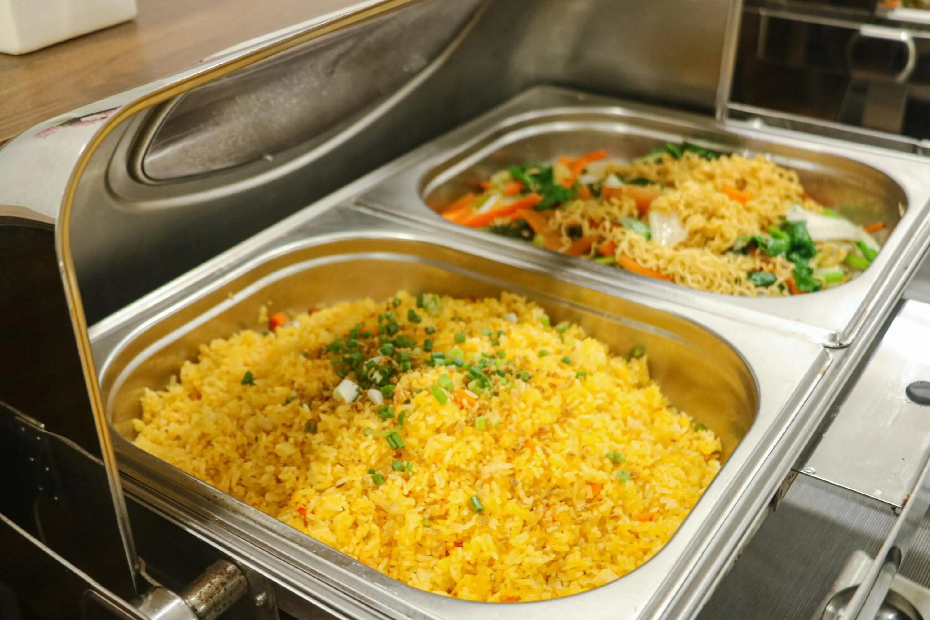 Buffet breakfast in NIGHT SEA HOTEL