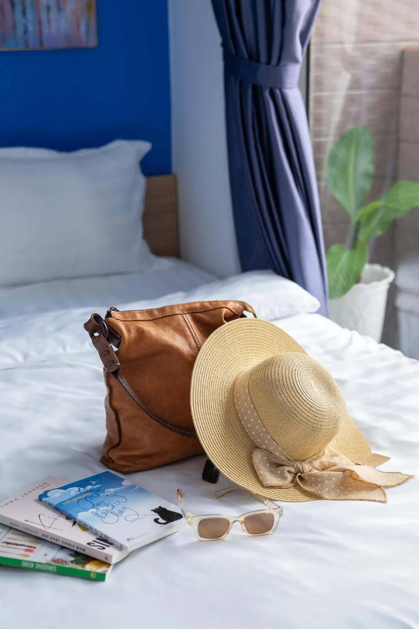 Decorative detail, Bed in Harmony Homestay