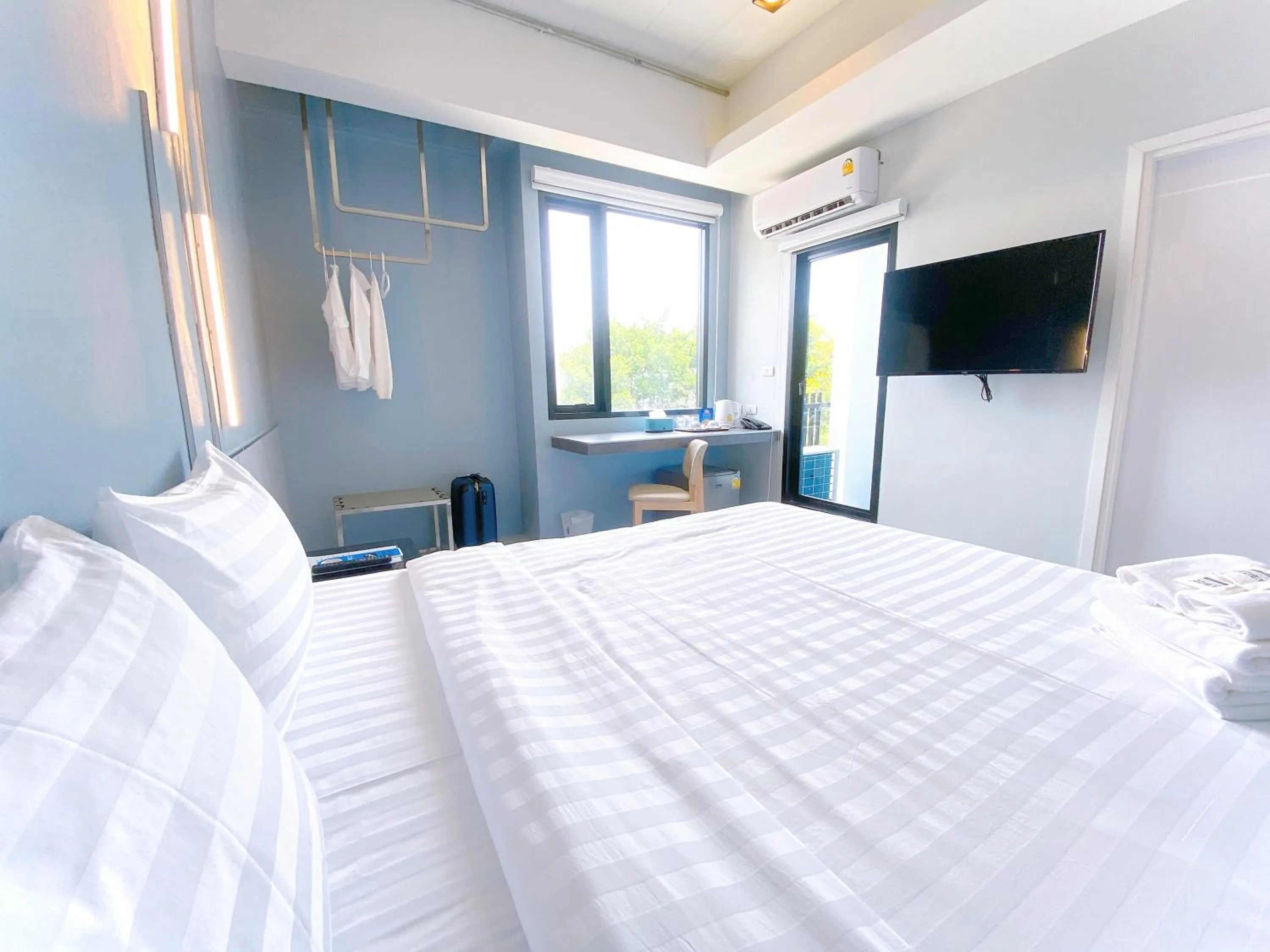 Bed in ABIZZ Hotel KwanPhayao