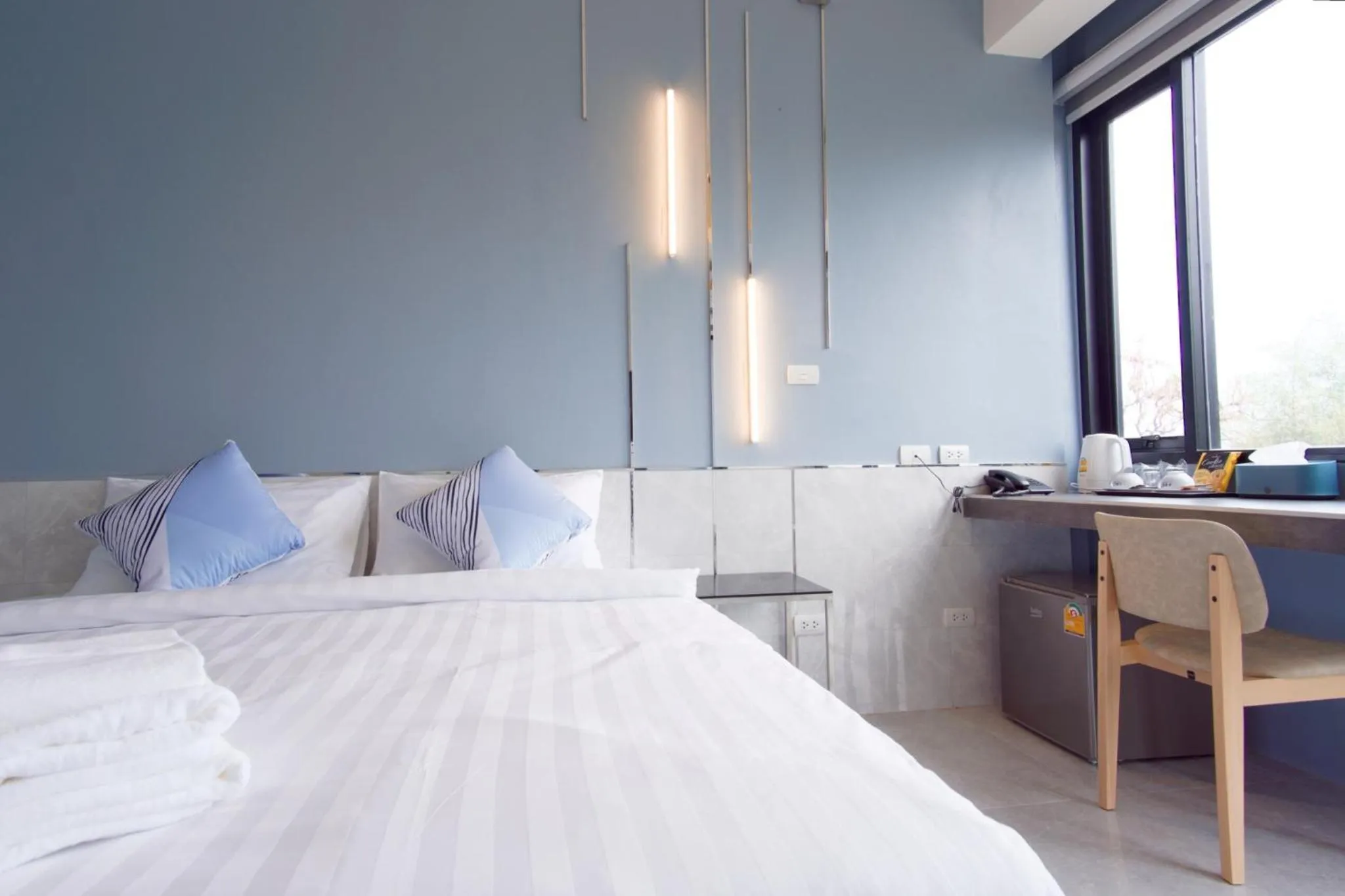 Bed in ABIZZ Hotel KwanPhayao