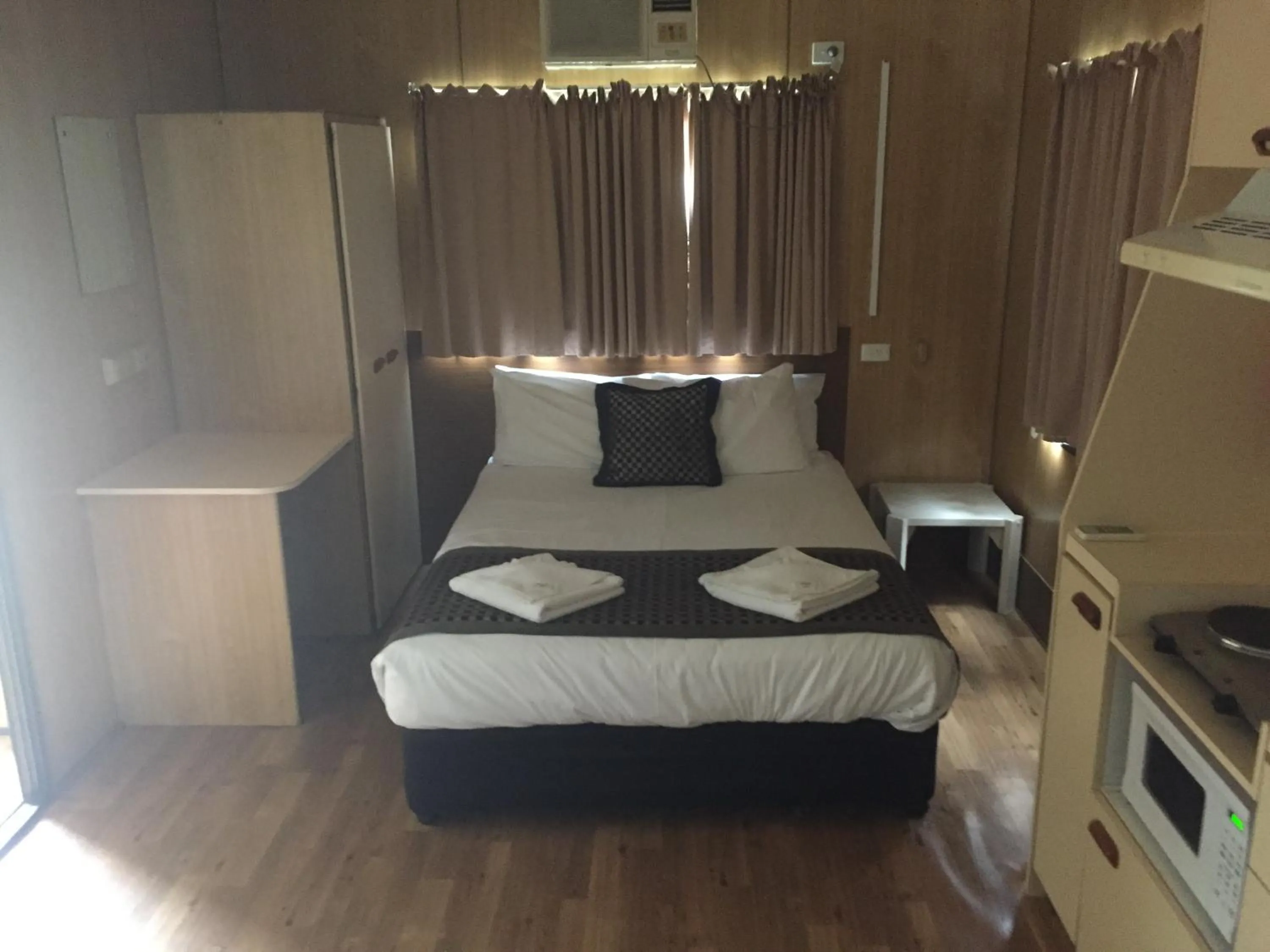 Bed in NRMA Yarrawonga Mulwala Holiday Park