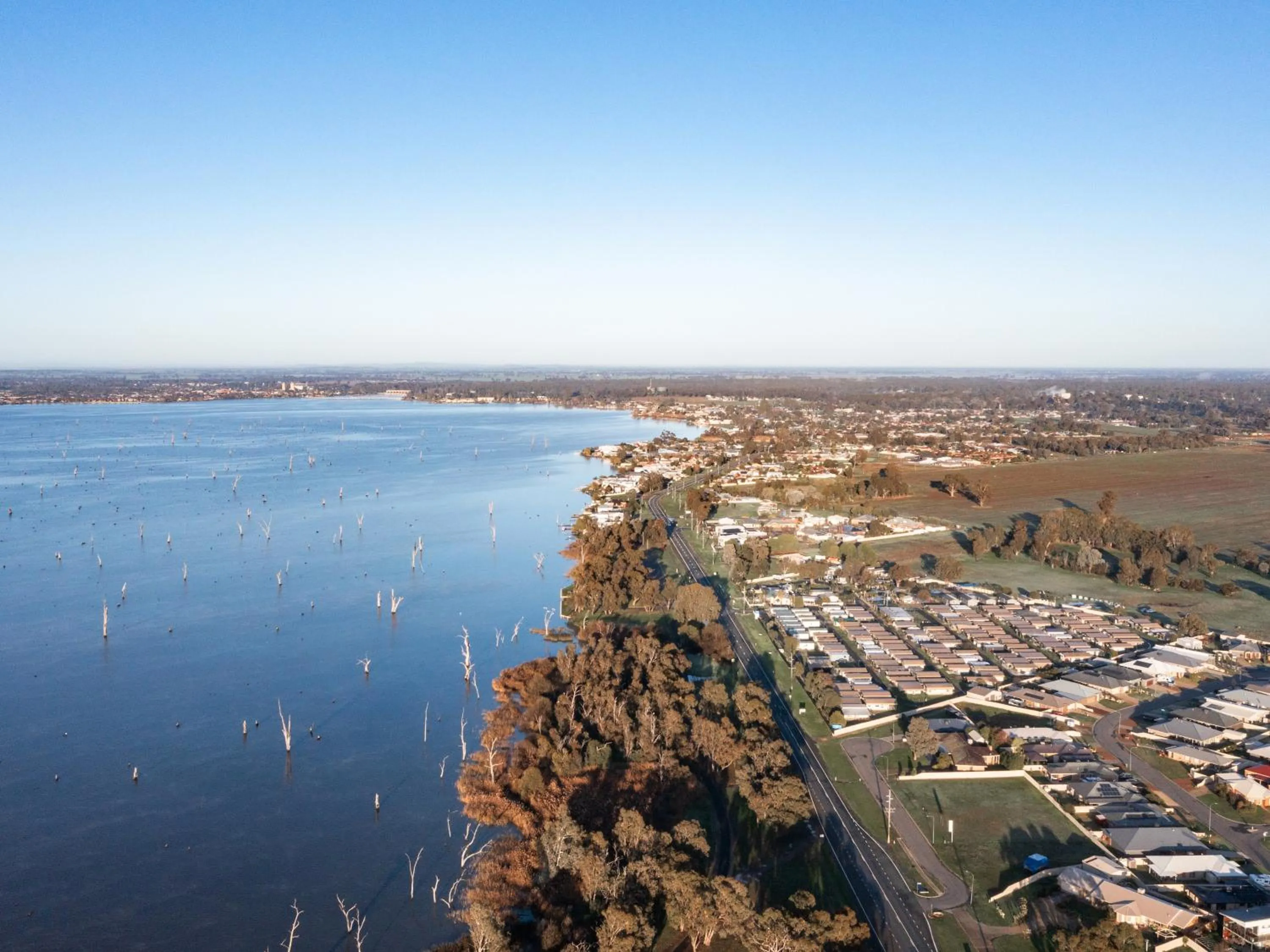 Bird's eye view in NRMA Yarrawonga Mulwala Holiday Park