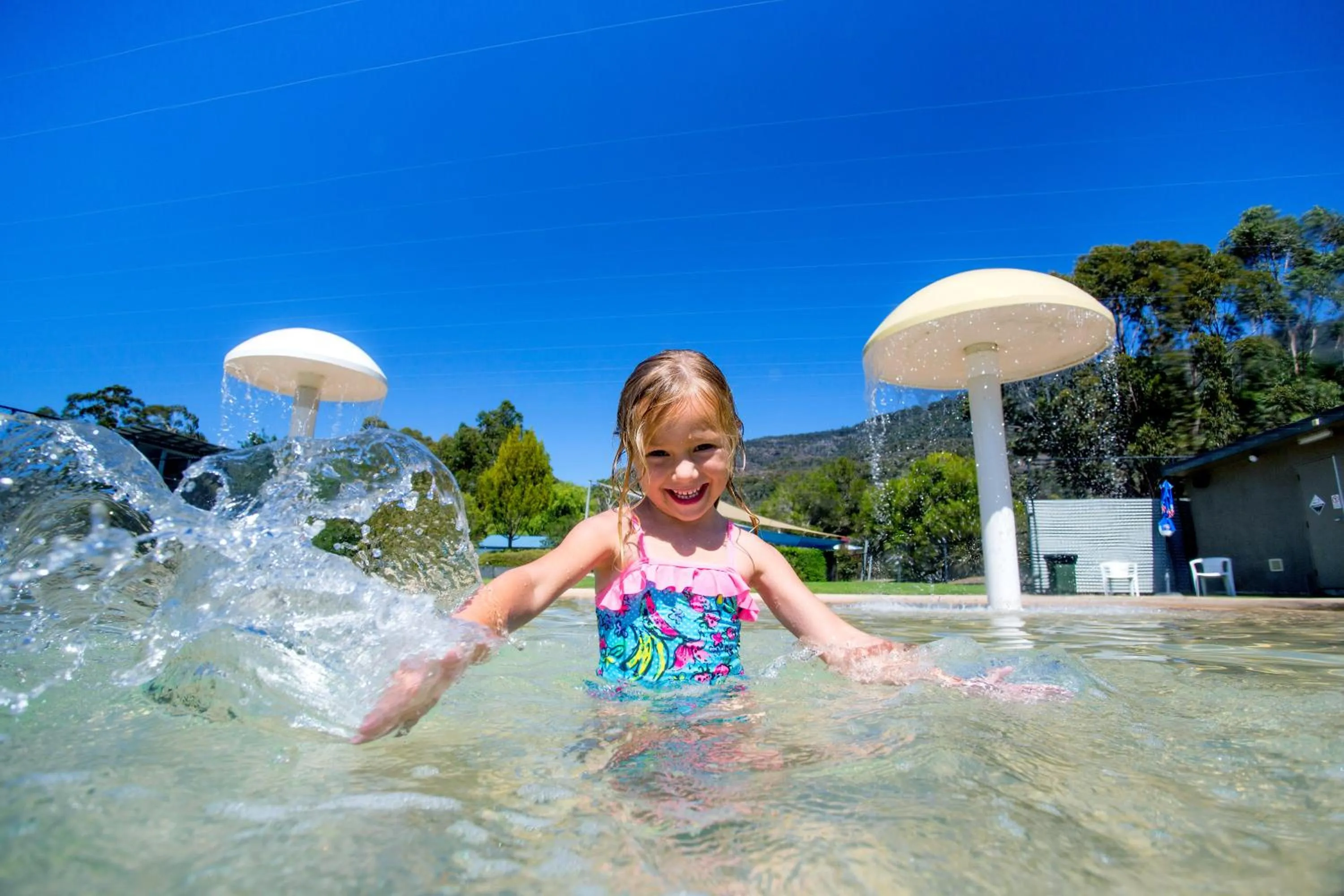 Swimming pool in NRMA Halls Gap Holiday Park