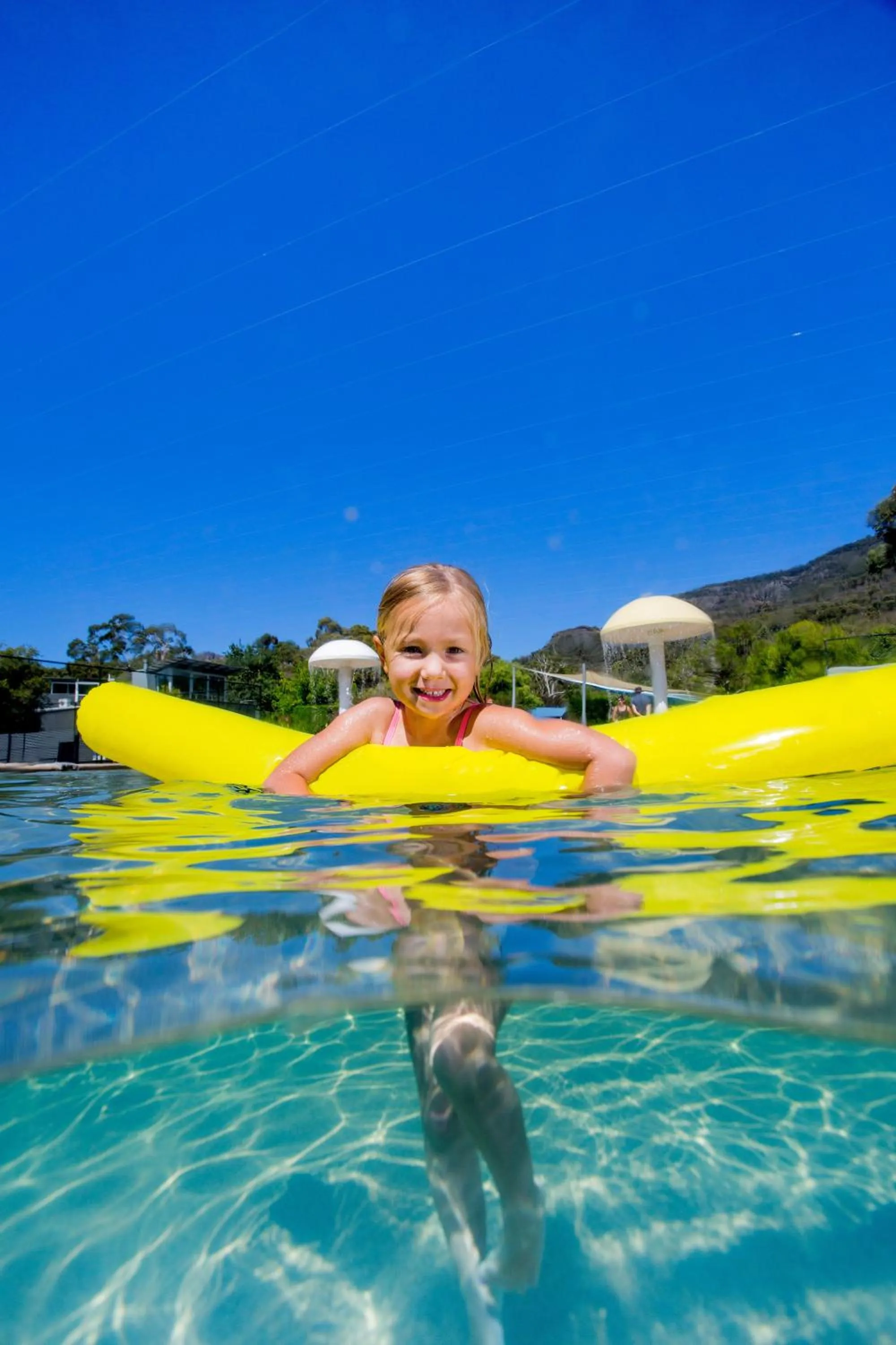 Swimming pool in NRMA Halls Gap Holiday Park