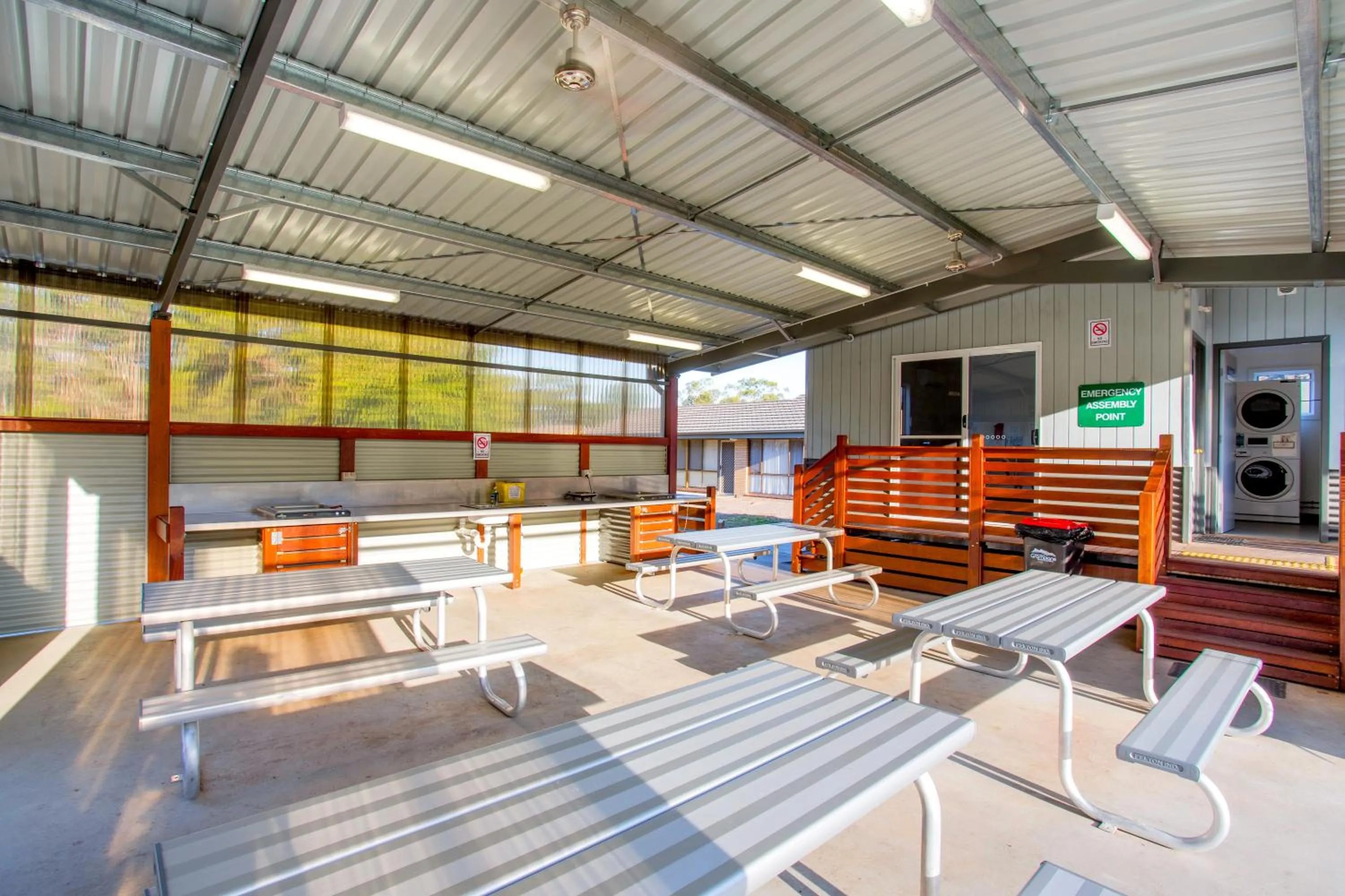 BBQ facilities in NRMA Halls Gap Holiday Park