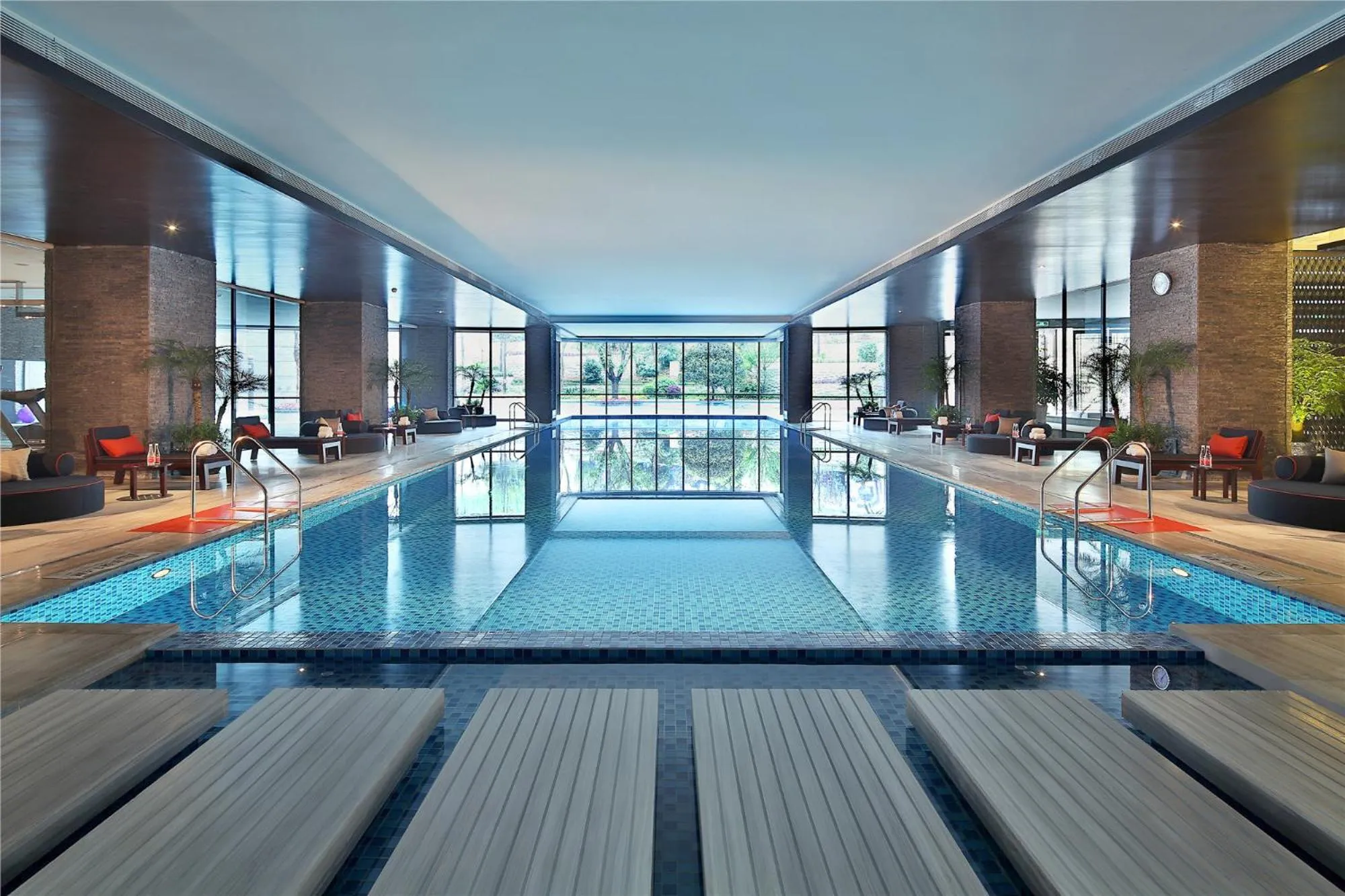 Swimming pool in Crowne Plaza Chengdu West by IHG