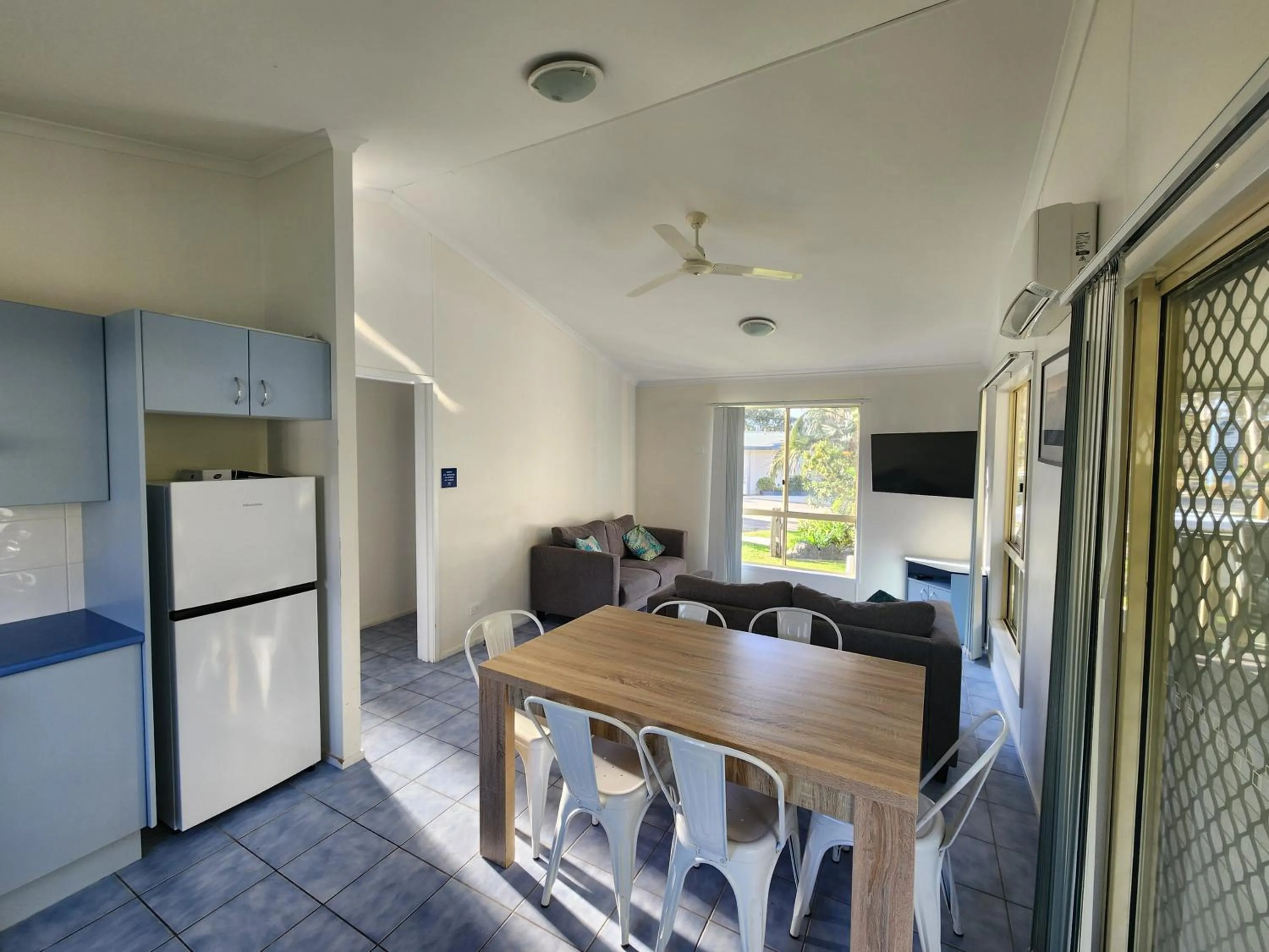 Living room in Eden Gateway Holiday Park