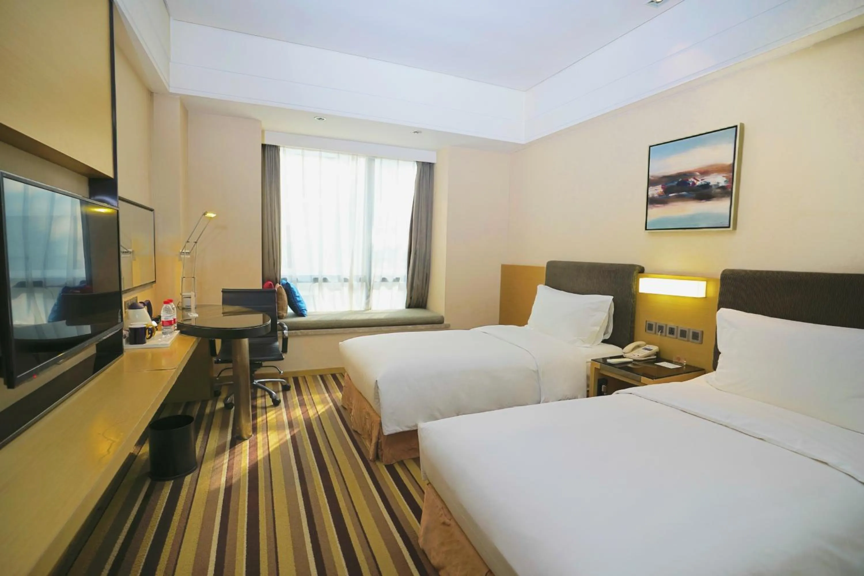 Bedroom, Bed in Holiday Inn Express Shenyang Golden Corridor by IHG