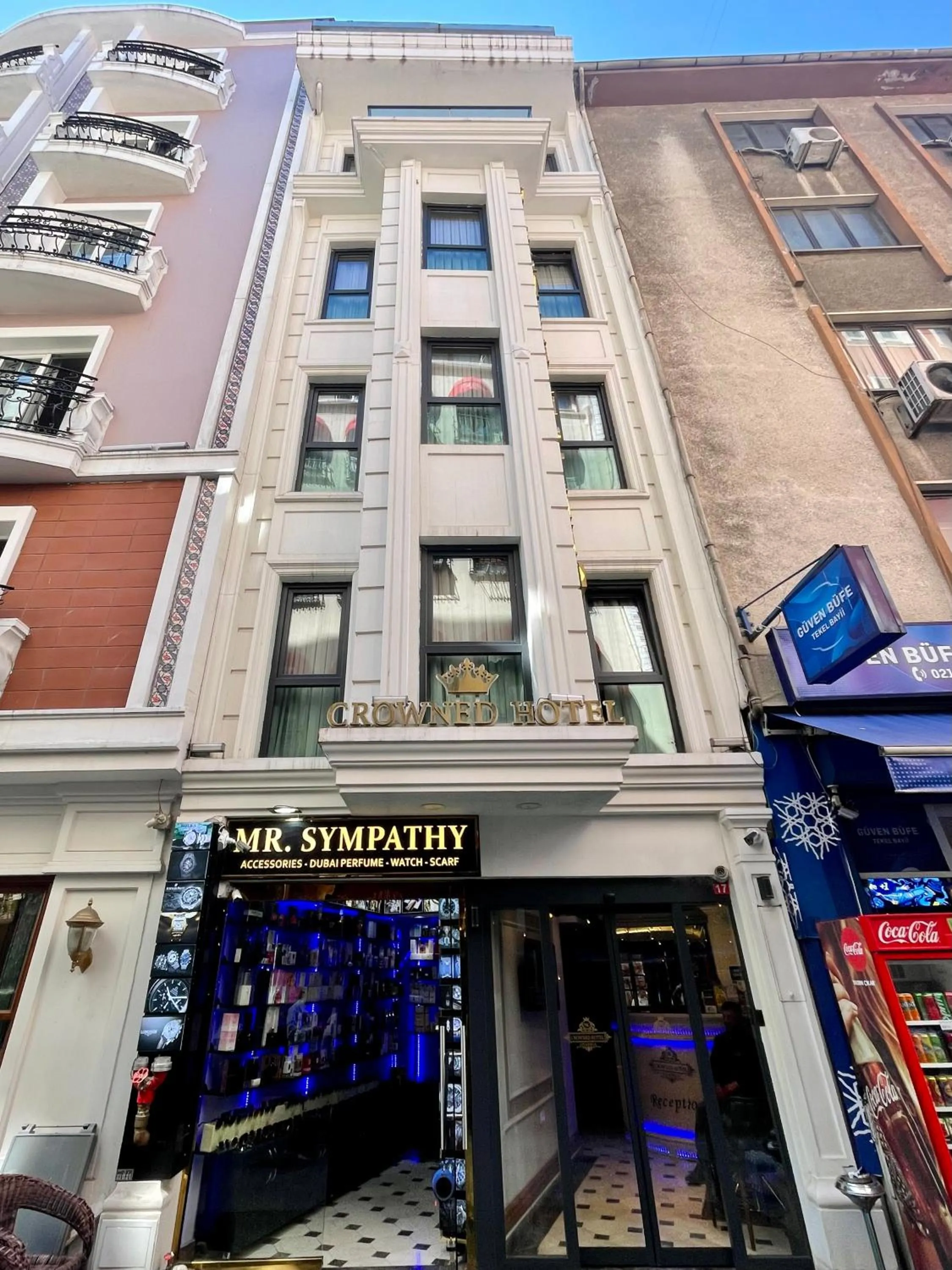 Property building in Crowned Hotel