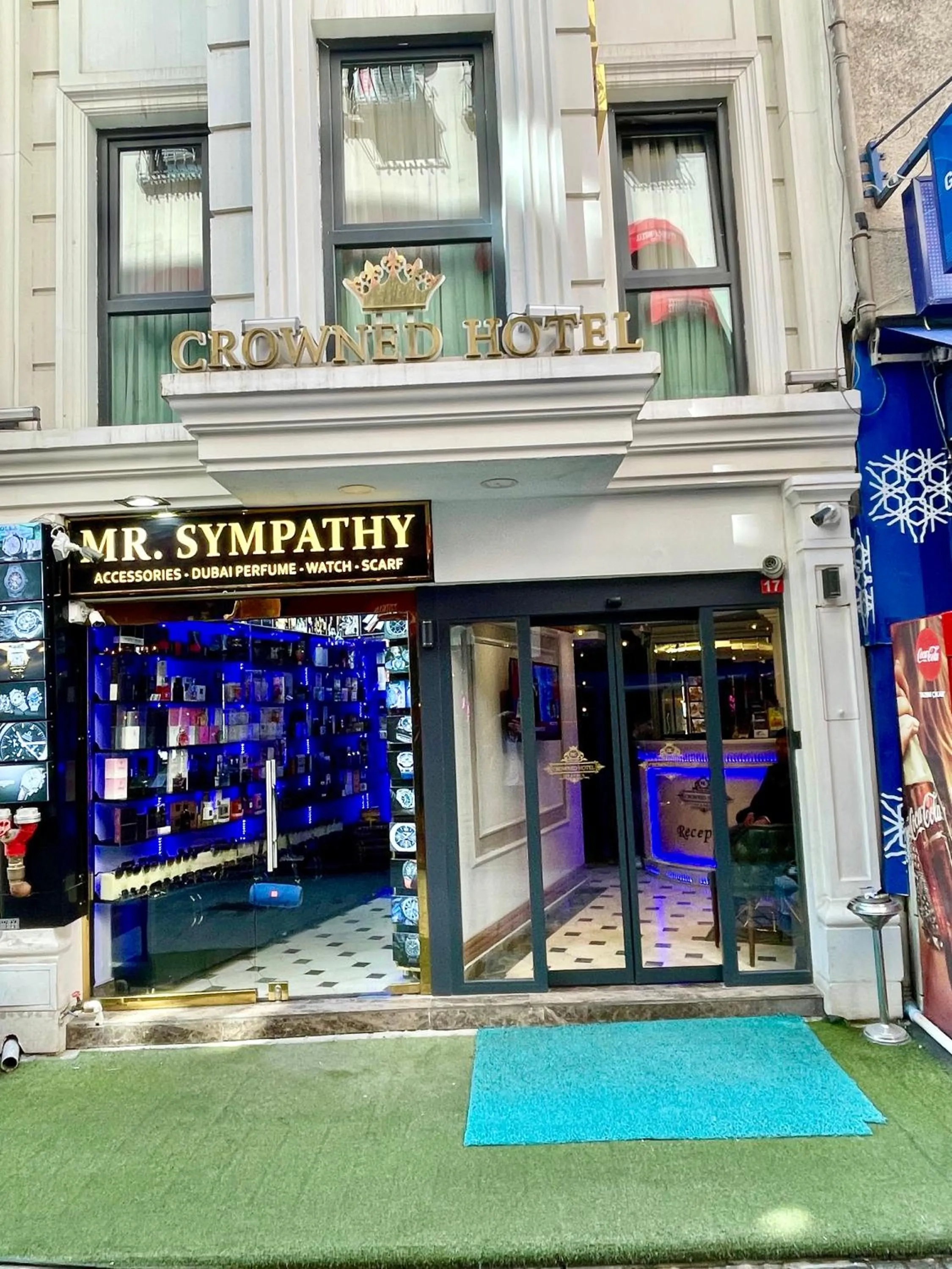 Property building in Crowned Hotel