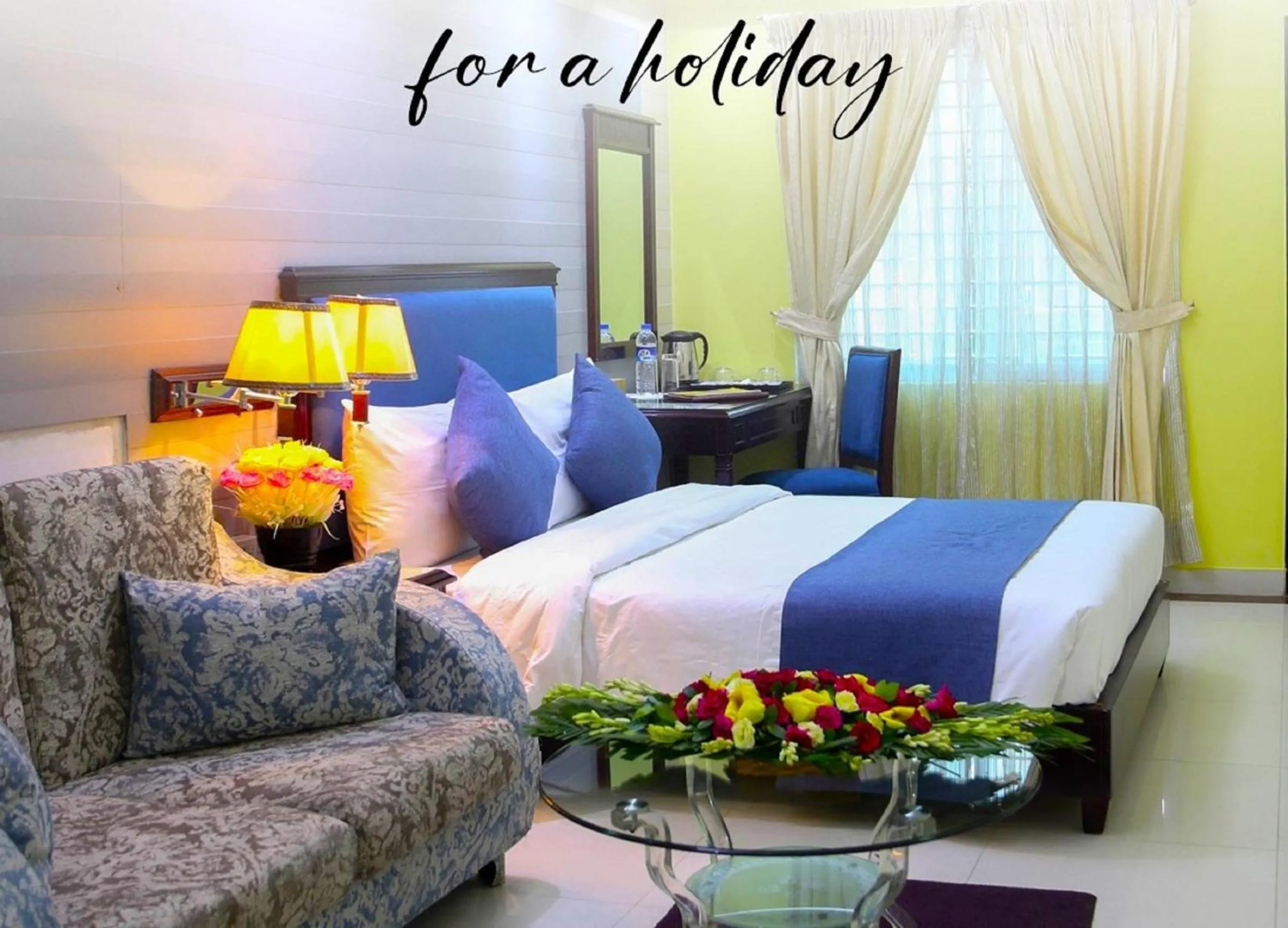 Bedroom, Bed in Hotel Valley Garden - Sylhet