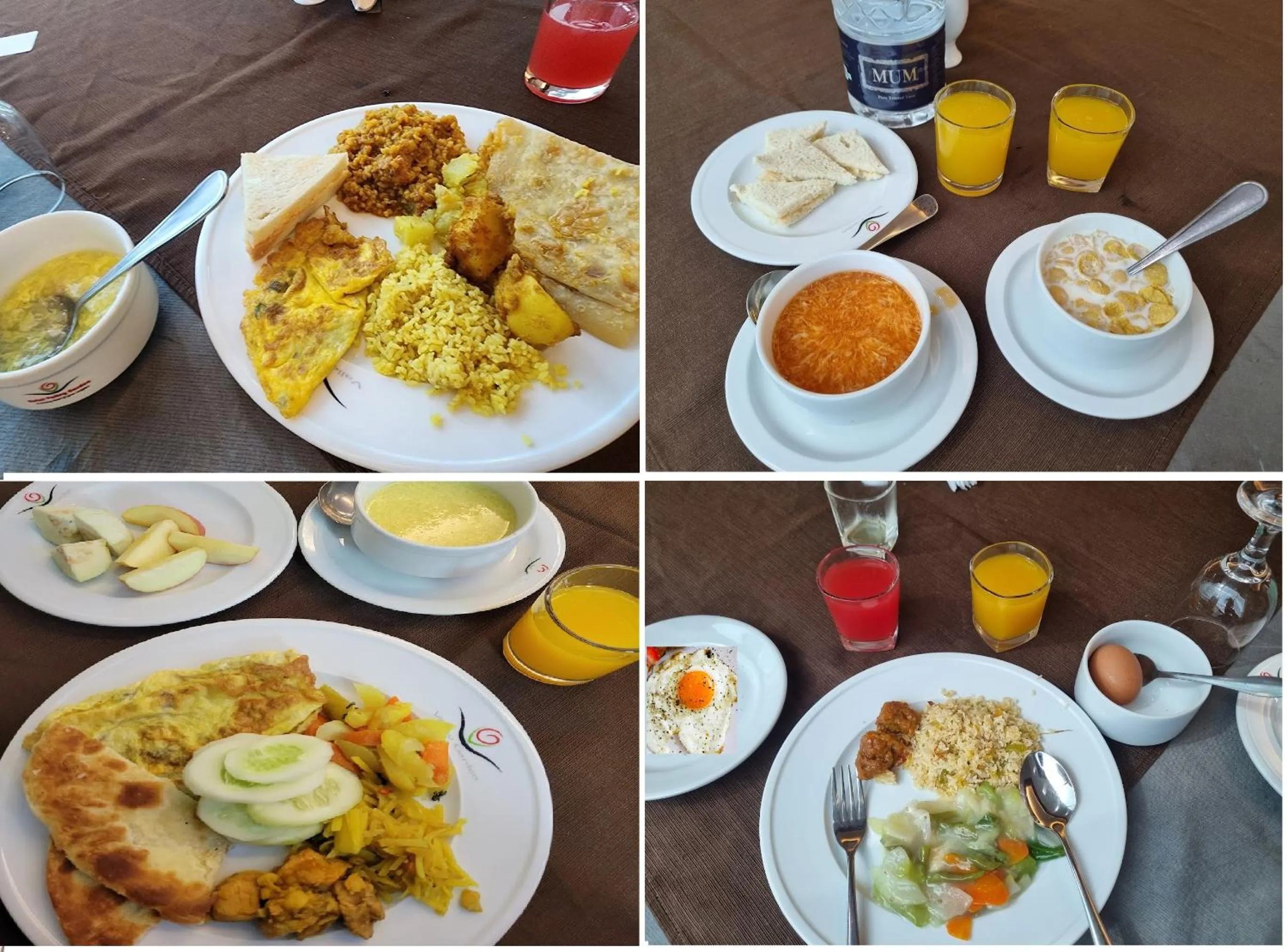 Buffet breakfast in Hotel Valley Garden - Sylhet