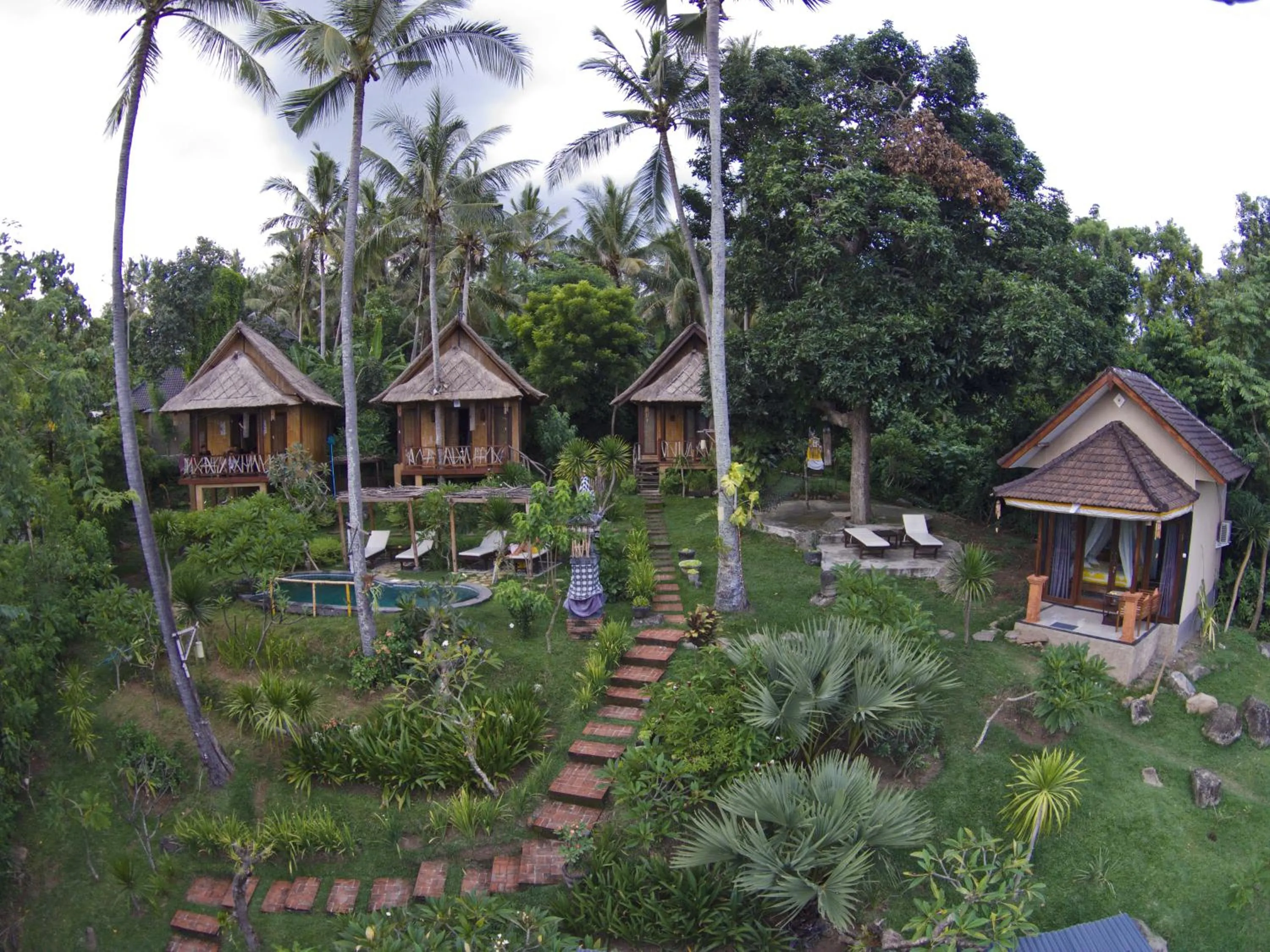 Bird's eye view in Jepun Didulu Cottages