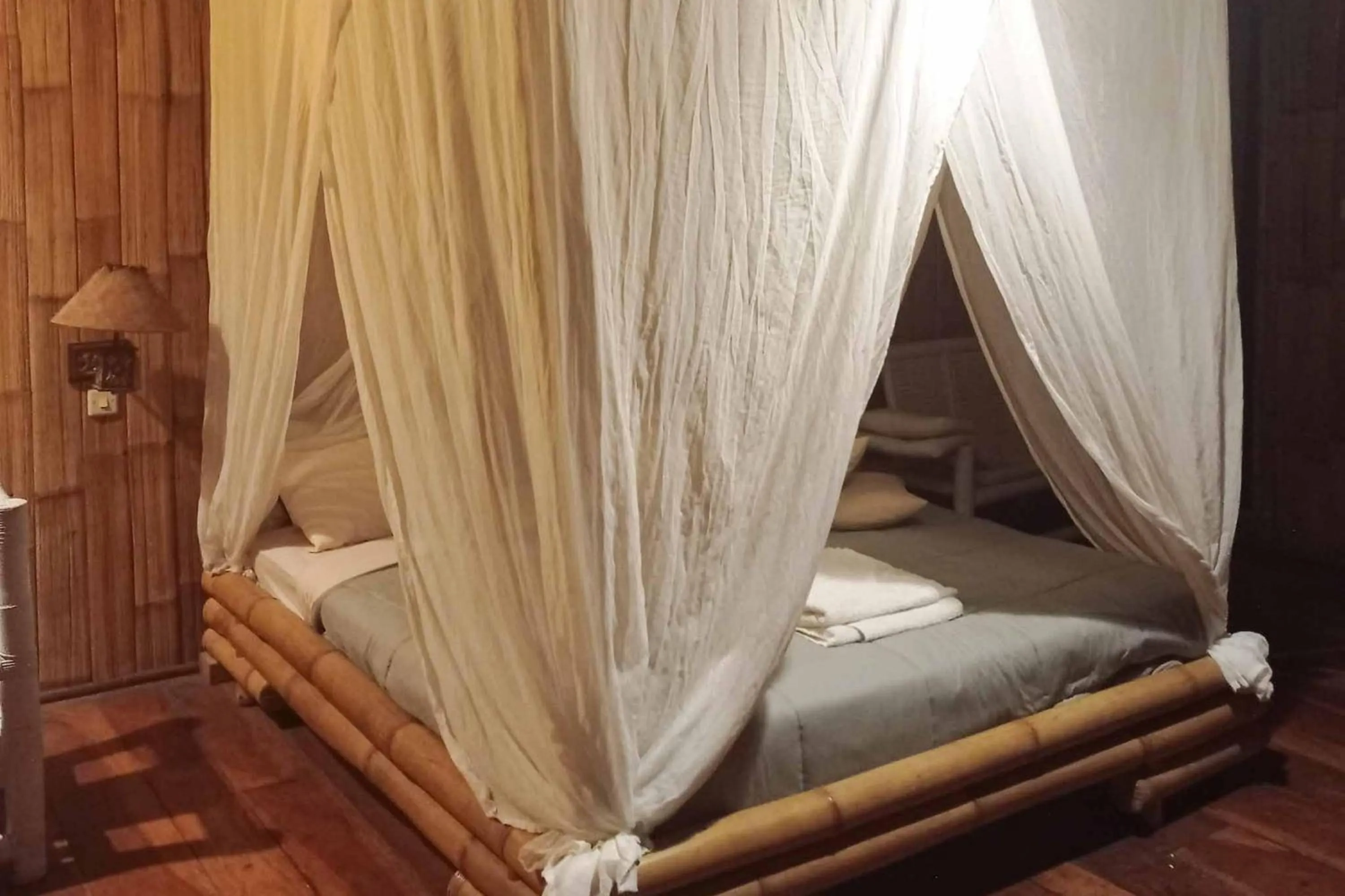 Bed in Jepun Didulu Cottages