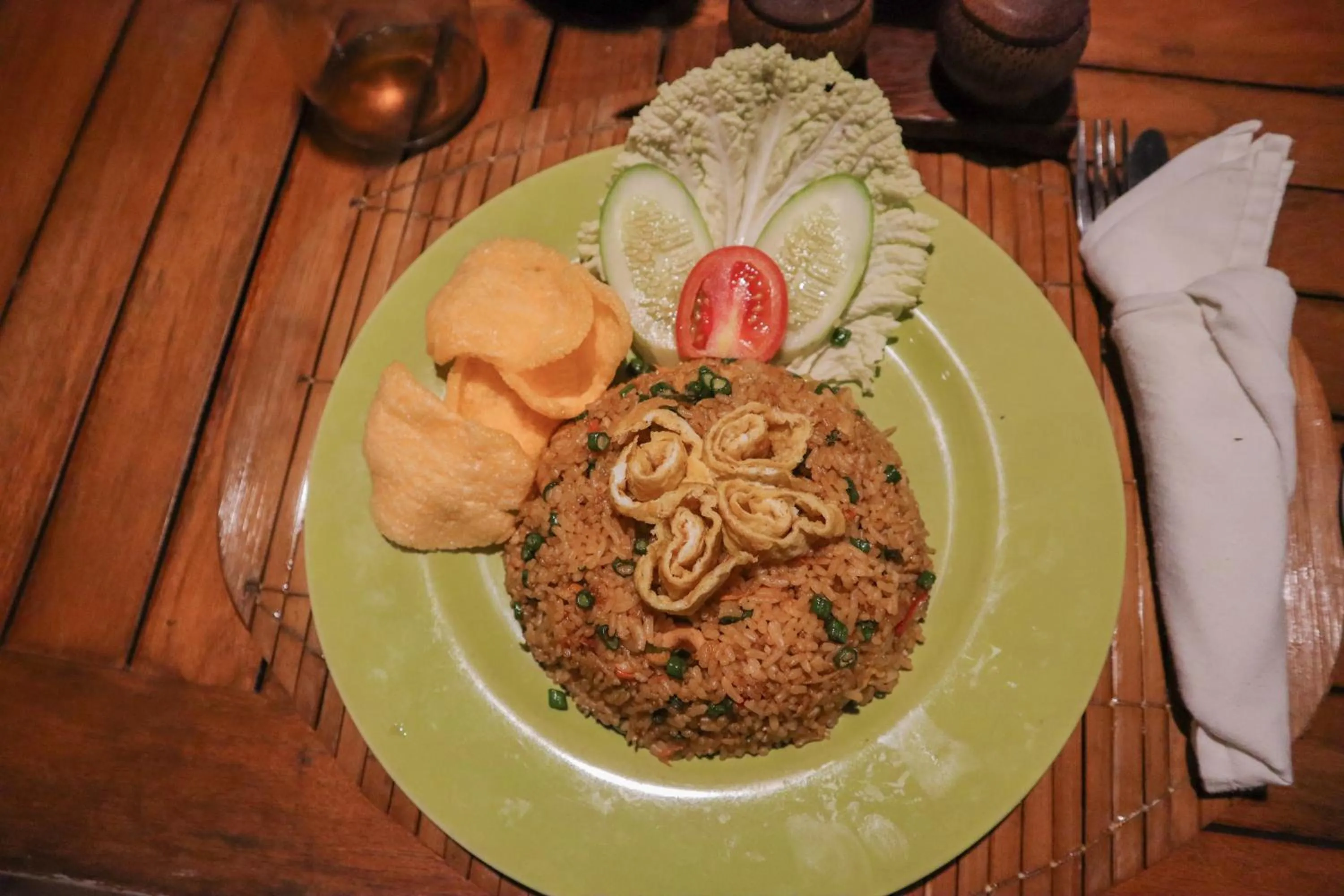 Food close-up in Jepun Didulu Cottages