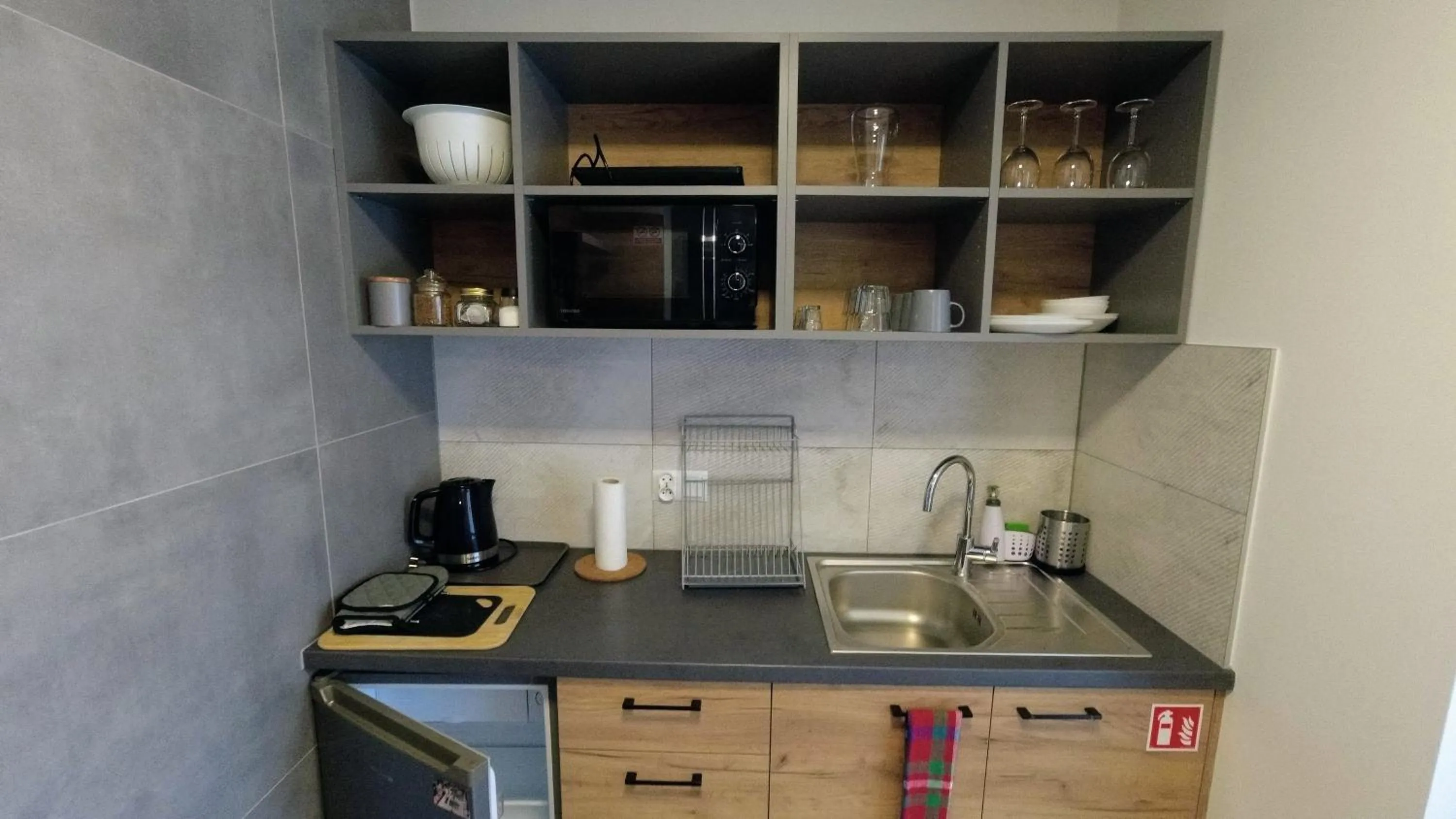 Kitchen or kitchenette in Przystanek Tykocin - apartamenty gościnne