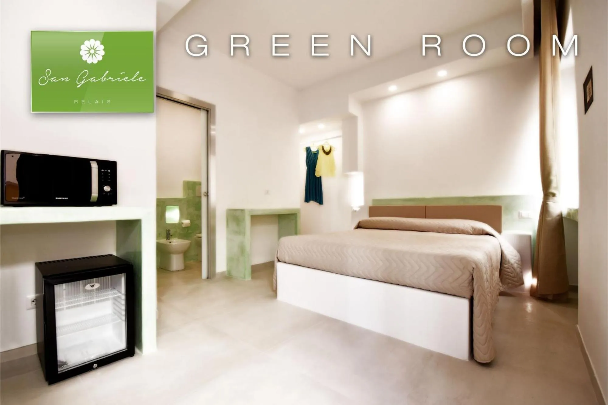 Photo of the whole room, Bed in San Gabriele Relais