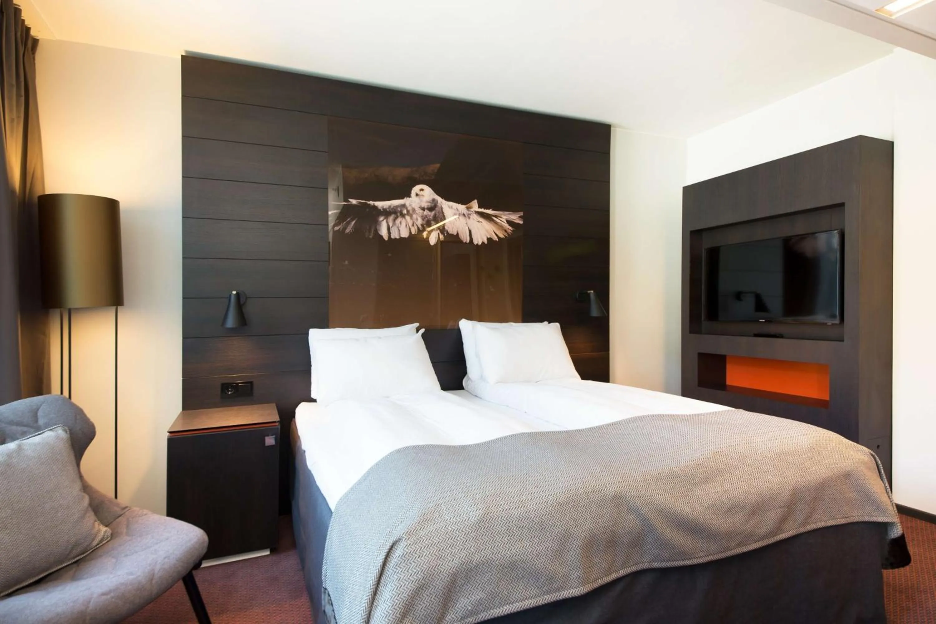 Photo of the whole room, Bed in Scandic Ørnen