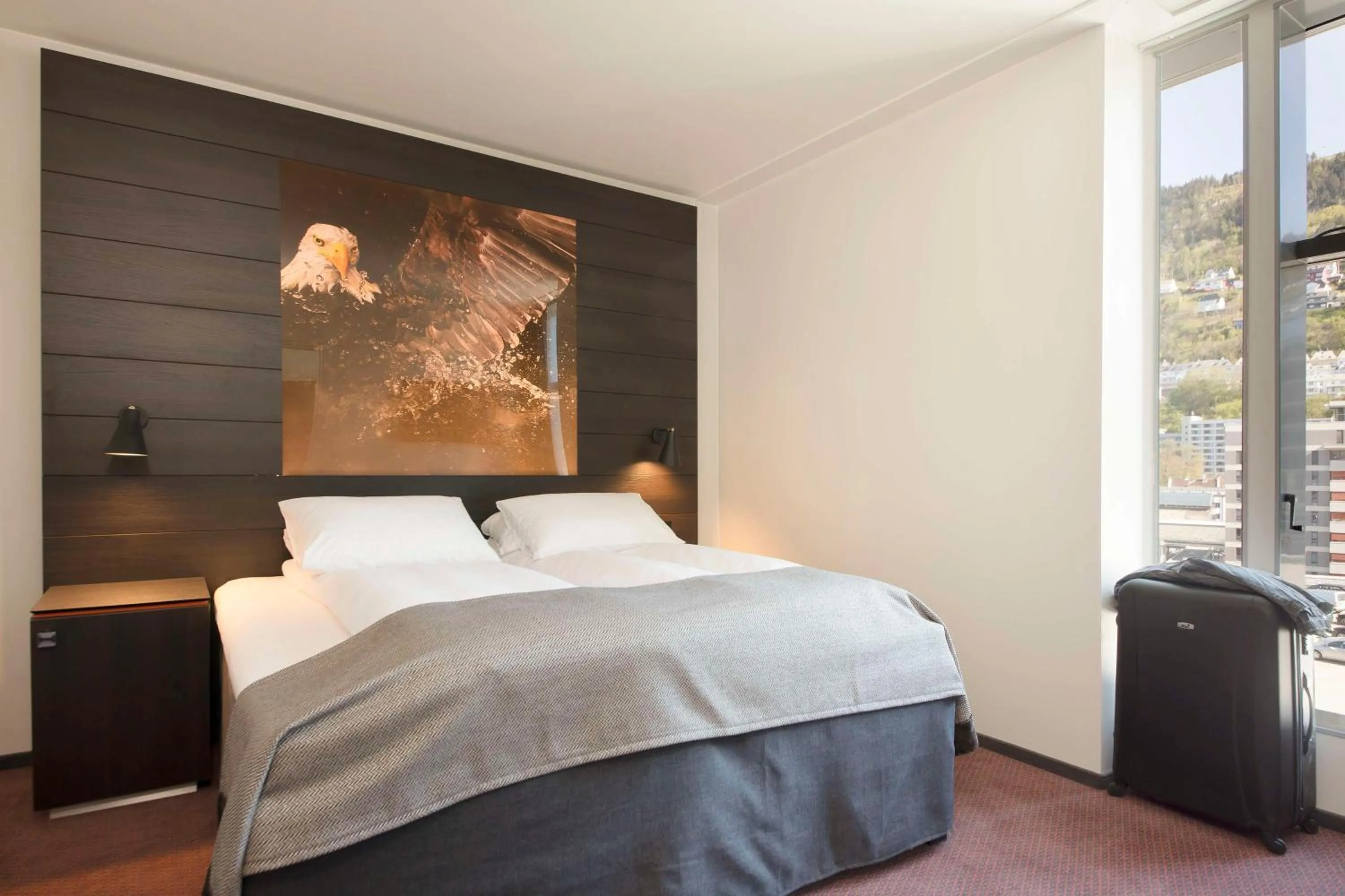 Bedroom, Bed in Scandic Ørnen