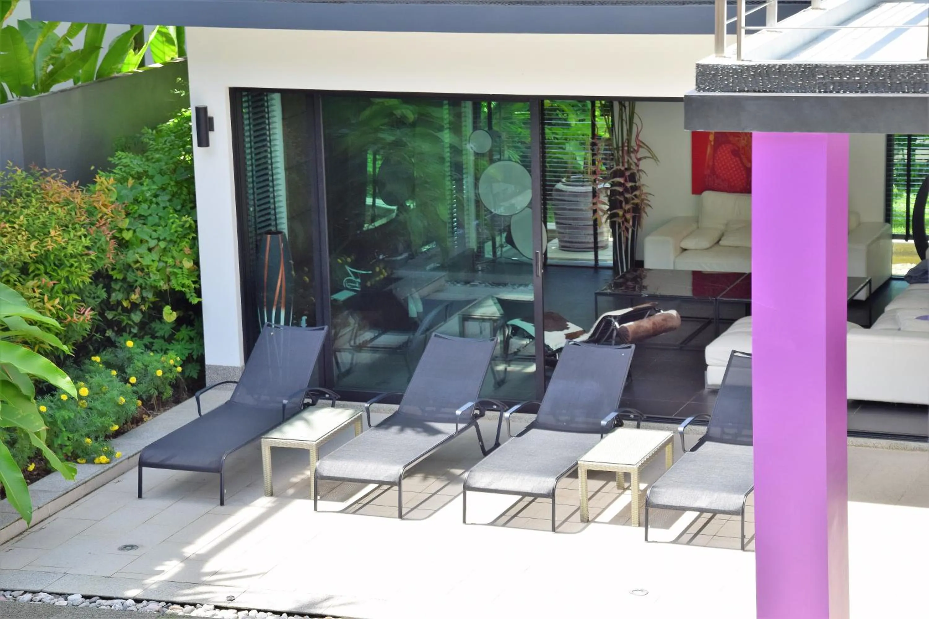 Balcony/Terrace in Eden Villa Phuket