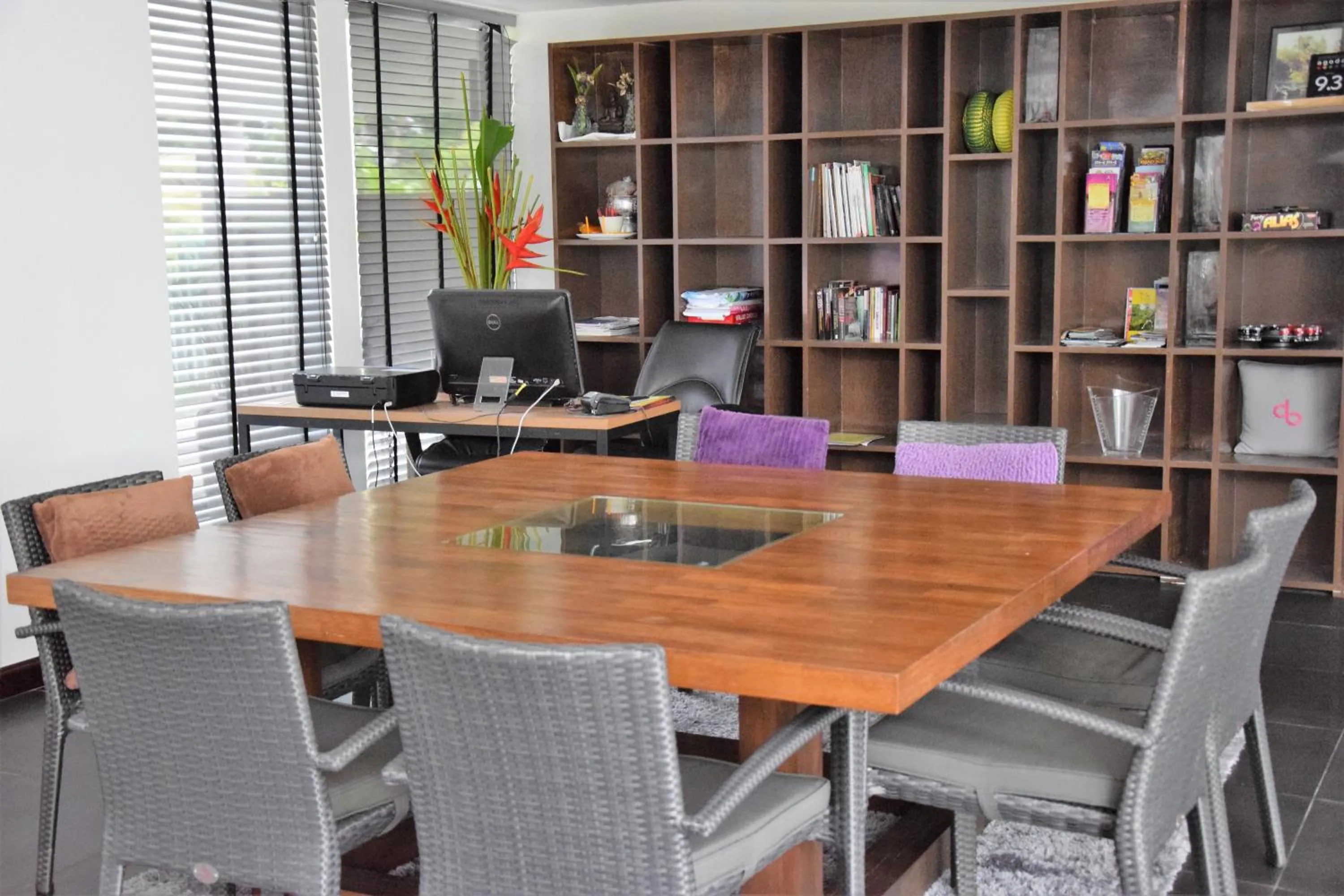 Library in Eden Villa Phuket