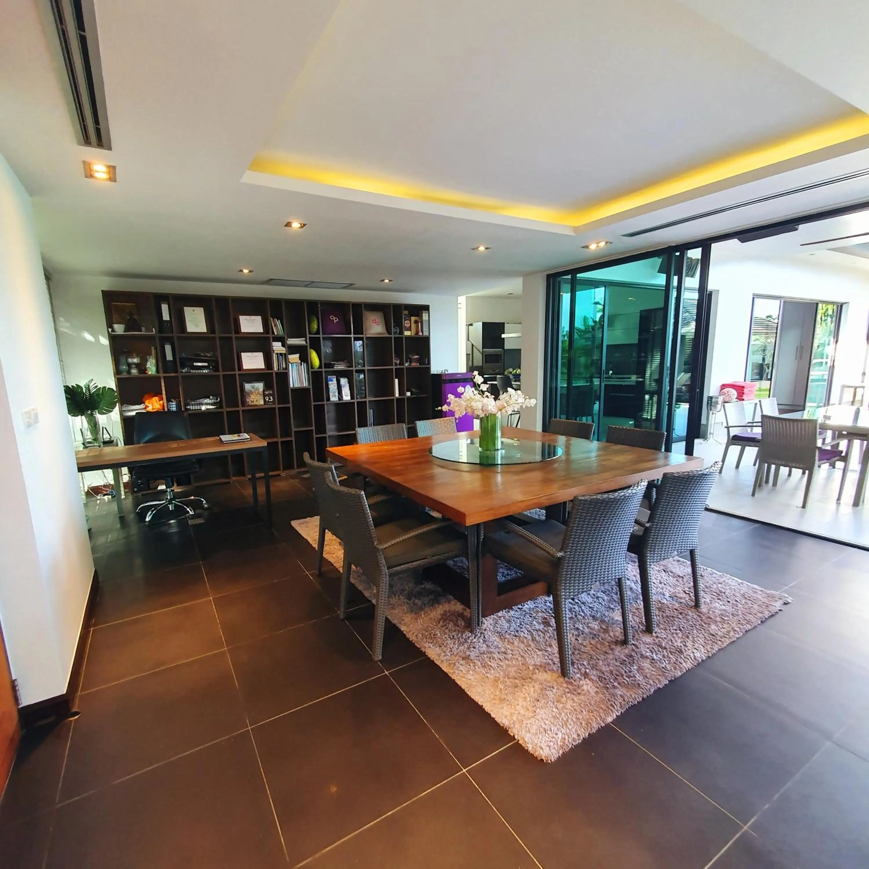 Dining area in Eden Villa Phuket