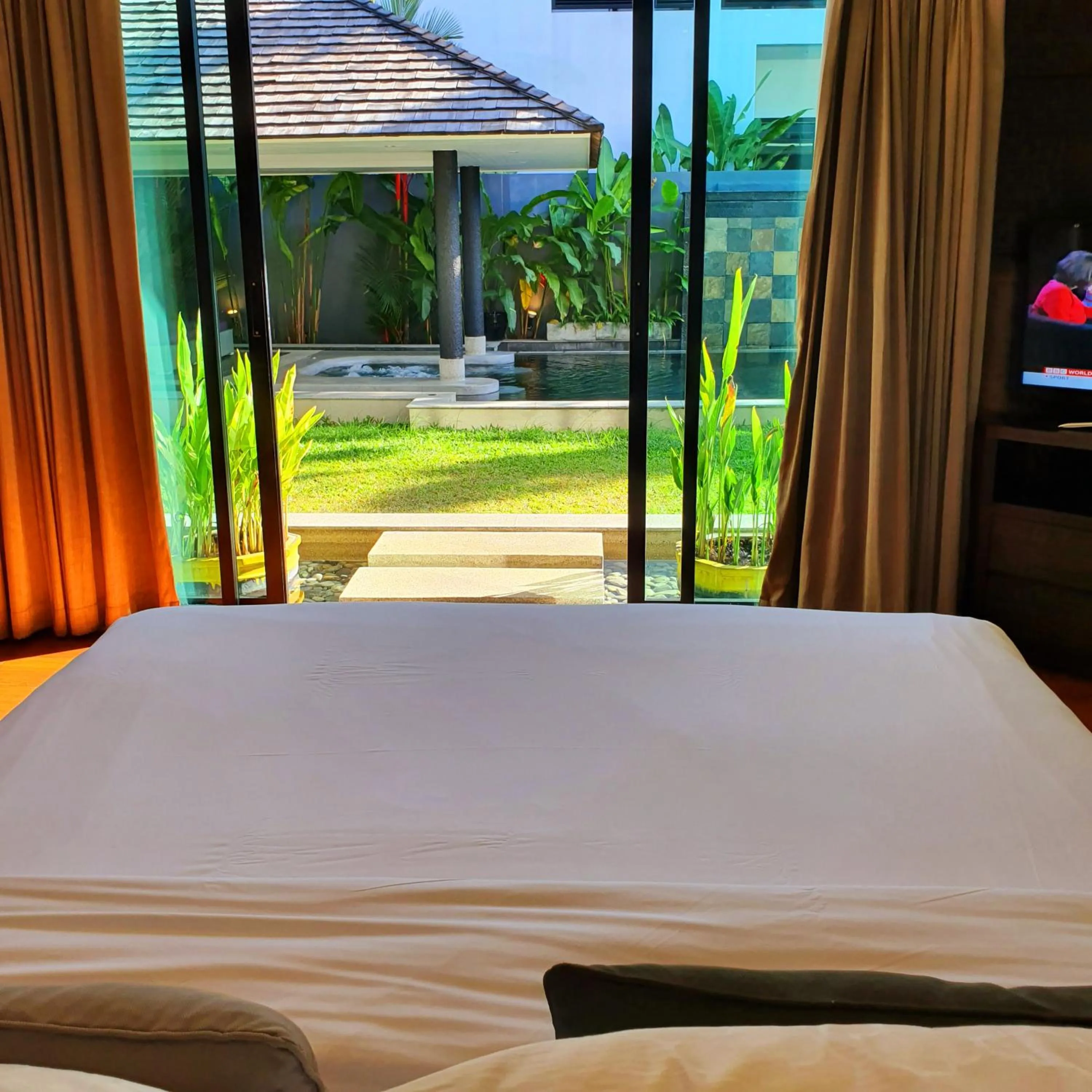 Bedroom, Bed in Eden Villa Phuket