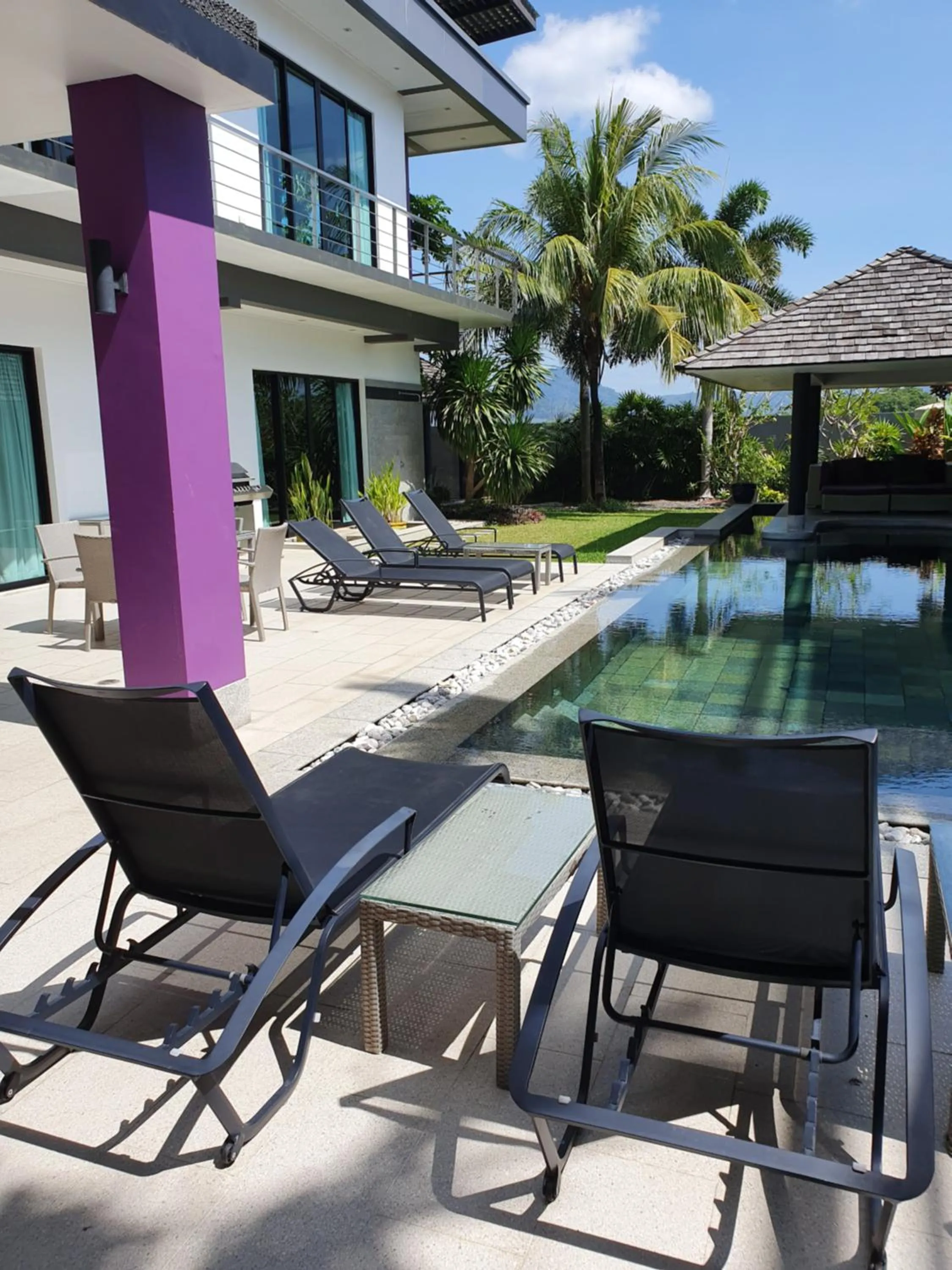 Balcony/Terrace in Eden Villa Phuket