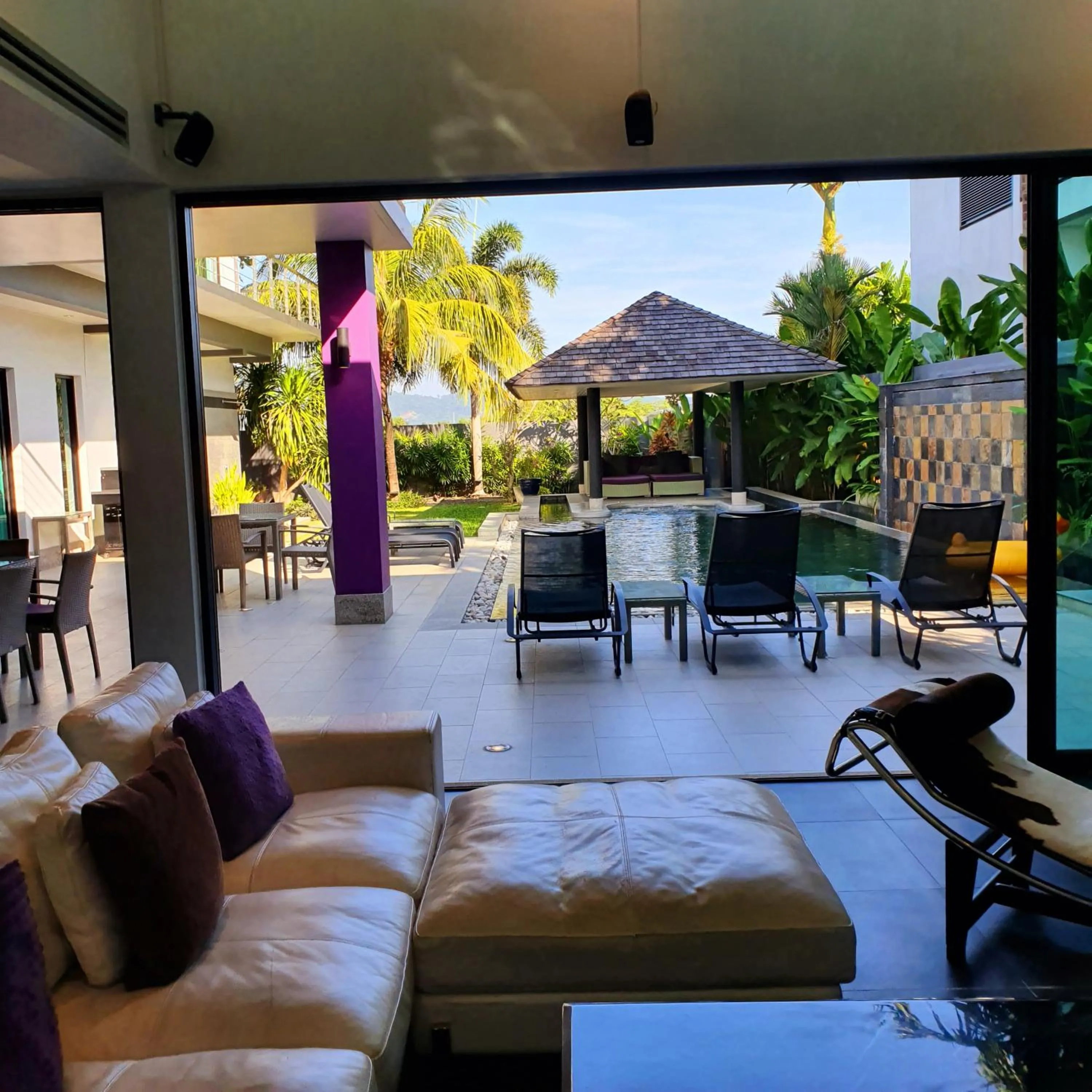 Balcony/Terrace in Eden Villa Phuket