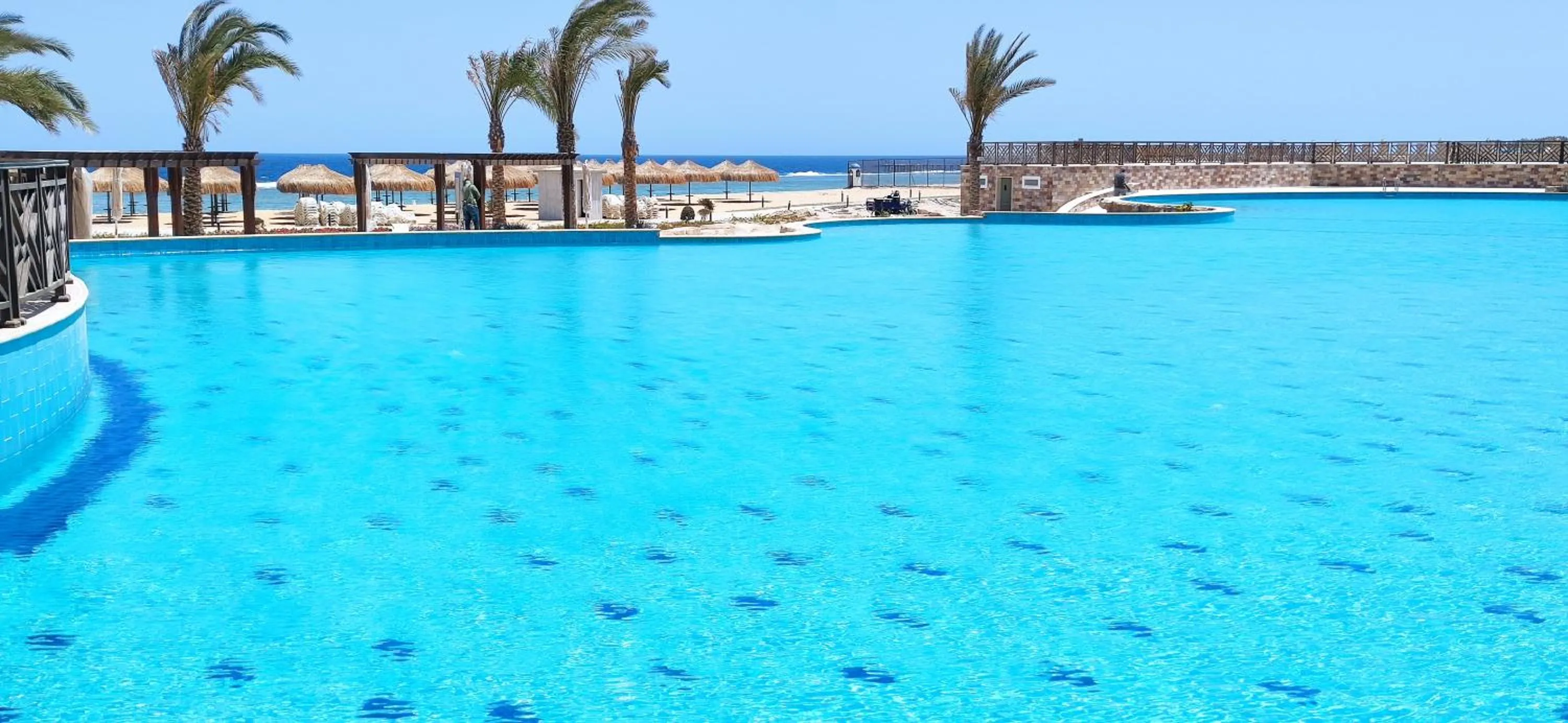 Pool view in Lazuli Hotel, Marsa Alam